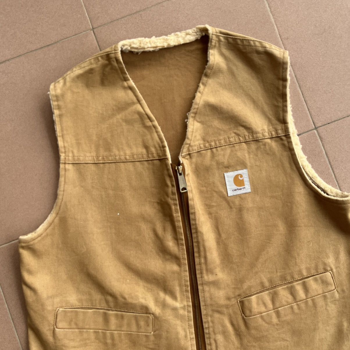 Carhartt × Vintage Carhart duck Brown Vest Size US L / EU 52-54 / 3 - 16 Thumbnail