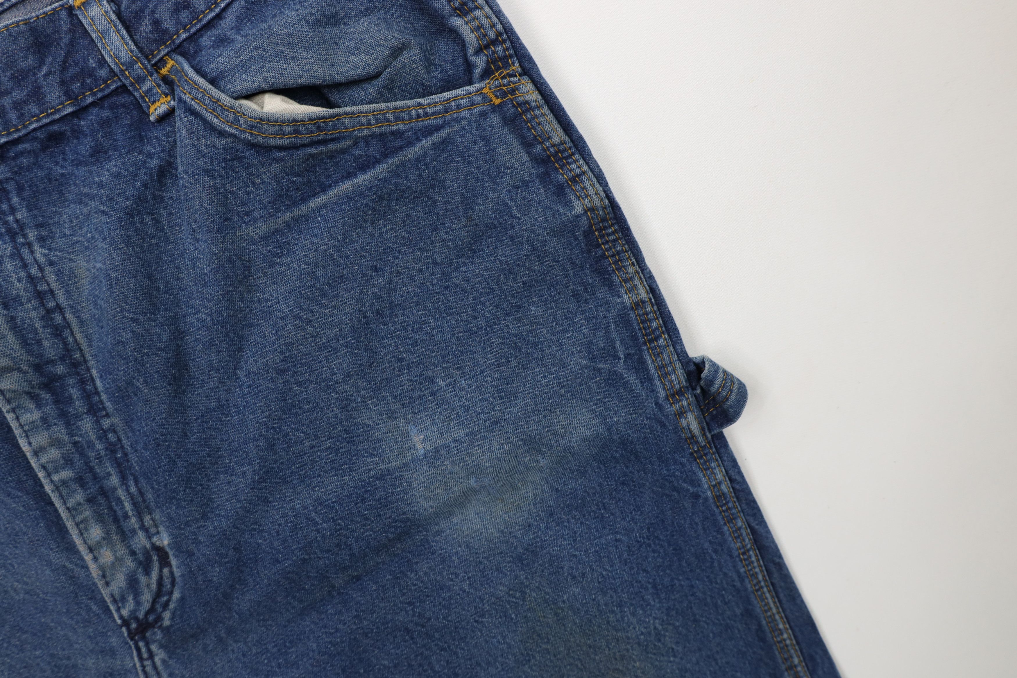 Vintage Vintage 70s Streetwear Wide Leg Dungaree Denim Jeans USA Size US 36 / EU 52 - 8 Thumbnail