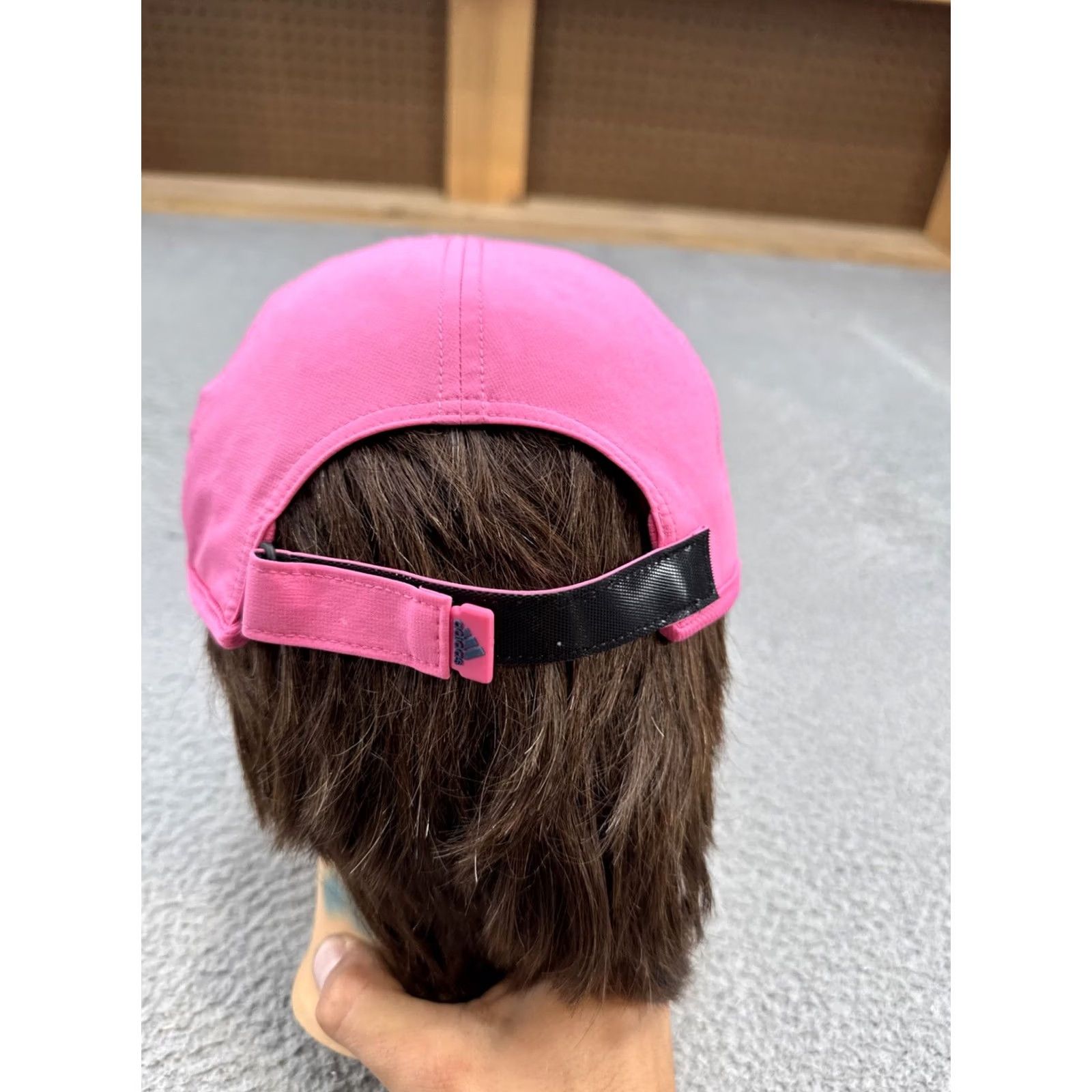 Adidas Adidas Aeroready Running Outdoor Cap Hat Adult Womens Adjustable Pink Hat Logo Size ONE SIZE - 4 Thumbnail