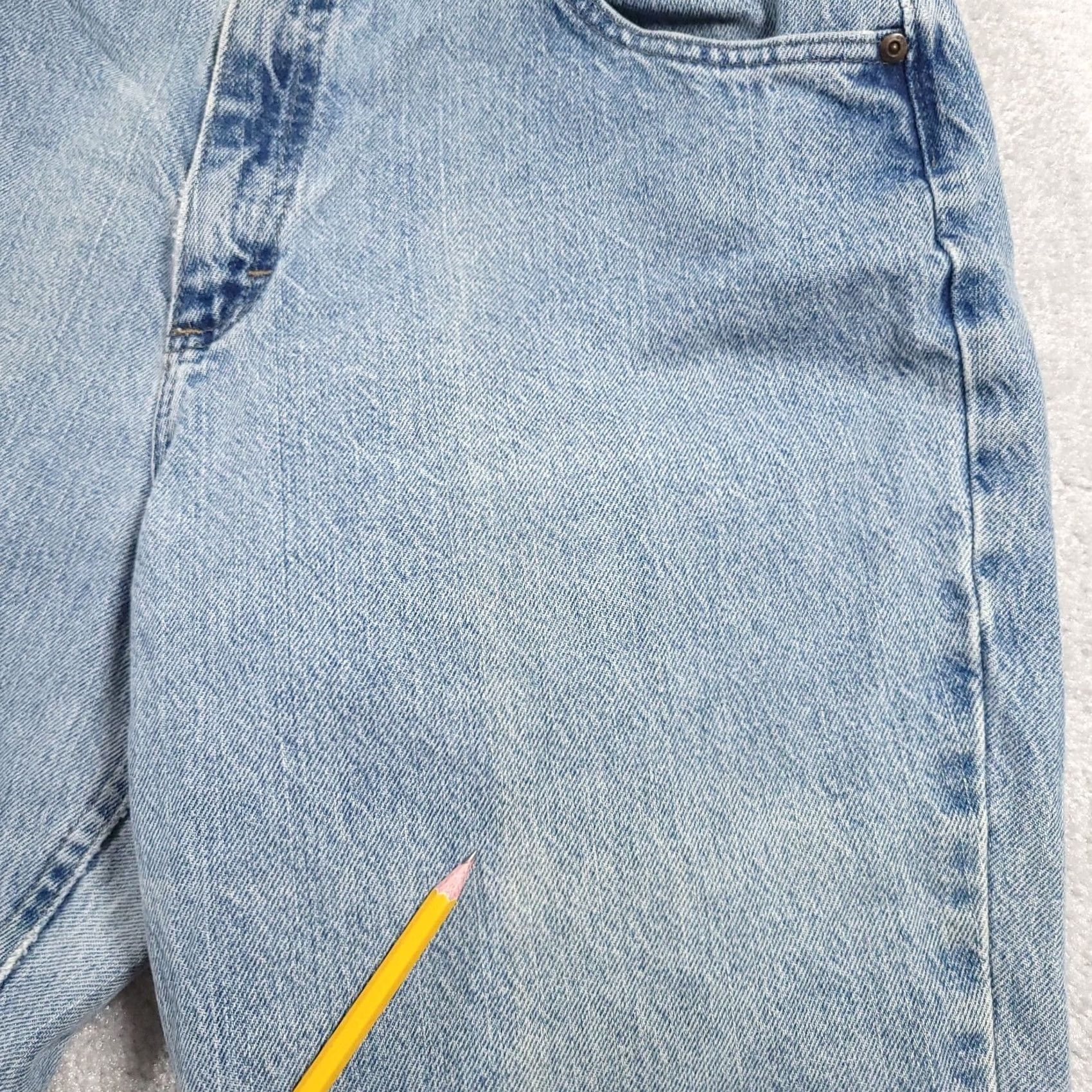 Lee VINTAGE Lee Women's Jeans 14P Petite Blue 27.5" Inseam Tapered High Rise Denim 5-Pocket Size 36" / US 14 / IT 50 - 6 Thumbnail