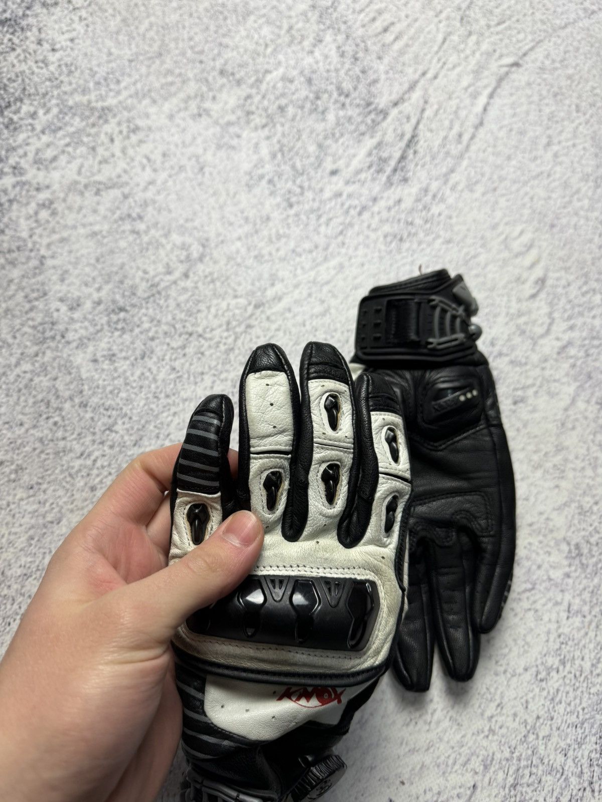 Japanese Brand Vintage Motorcycle Gloves Knox Avant garde Y2K Size ONE SIZE - 8 Thumbnail