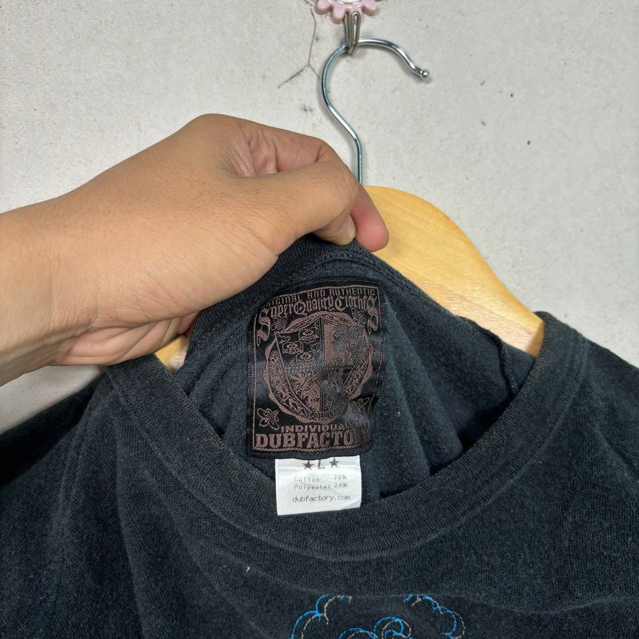 Japanese Brand DUB FACTORY ILLUSION BUDDHA CORDUROY GRAPHIC T-SHIRT Size US L / EU 52-54 / 3 - 4 Thumbnail