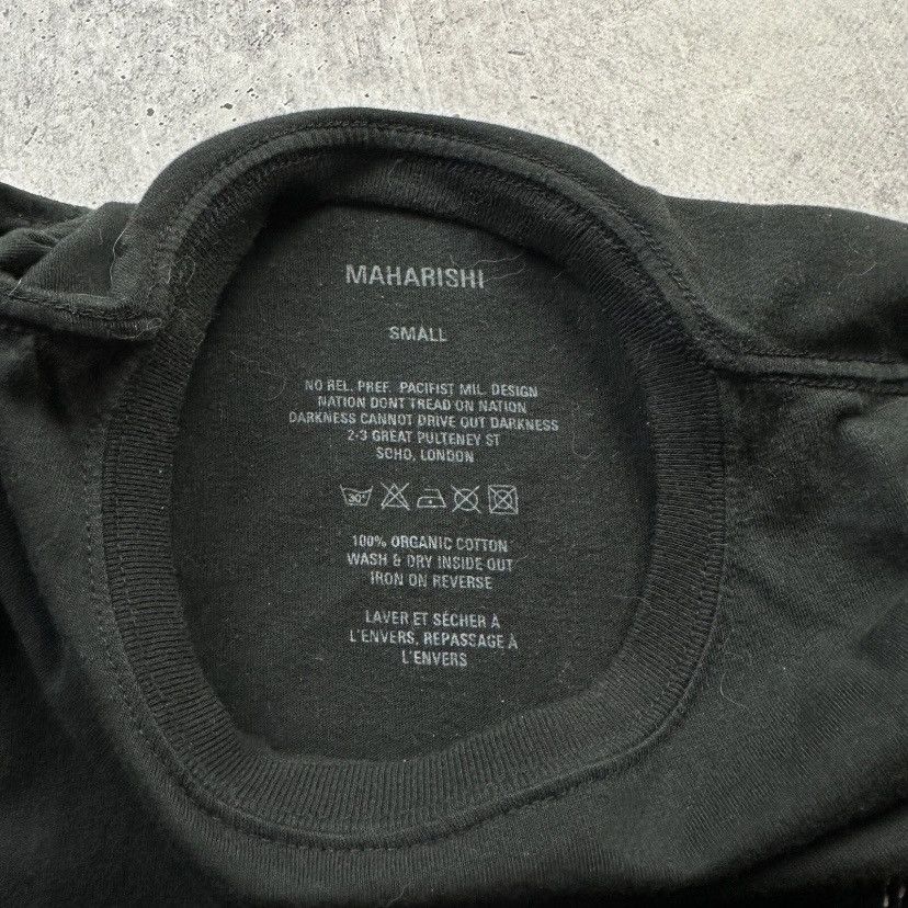 Maharishi MAHARISHI STENCIL DRAGON LONG SLEEVE T-SHIRT Size US S / EU 44-46 / 1 - 6 Thumbnail