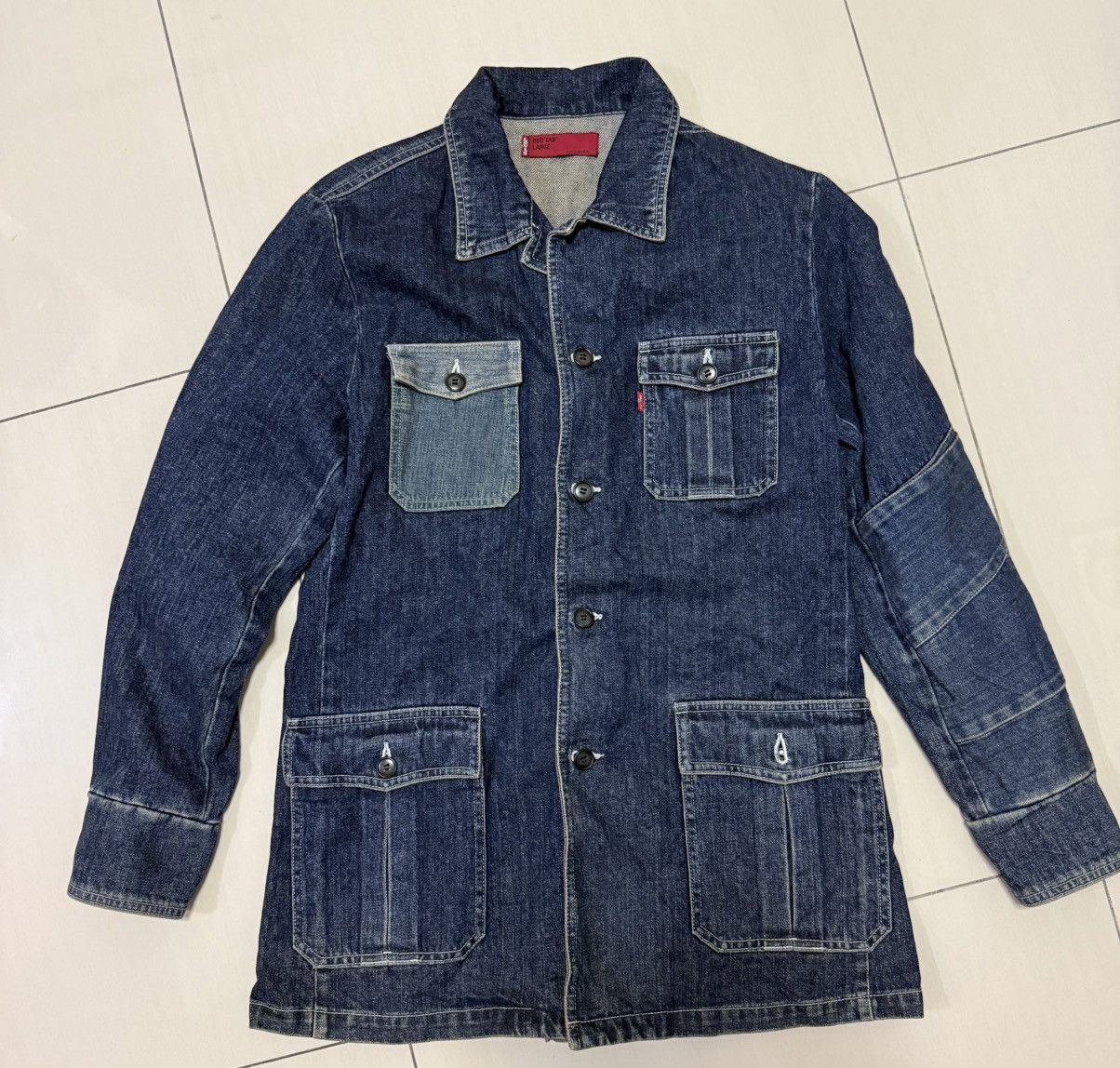 Levi's Japan Made Levis Red Tab Denim Jacket - Large Size US L / EU 52-54 / 3 - 1 Thumbnail