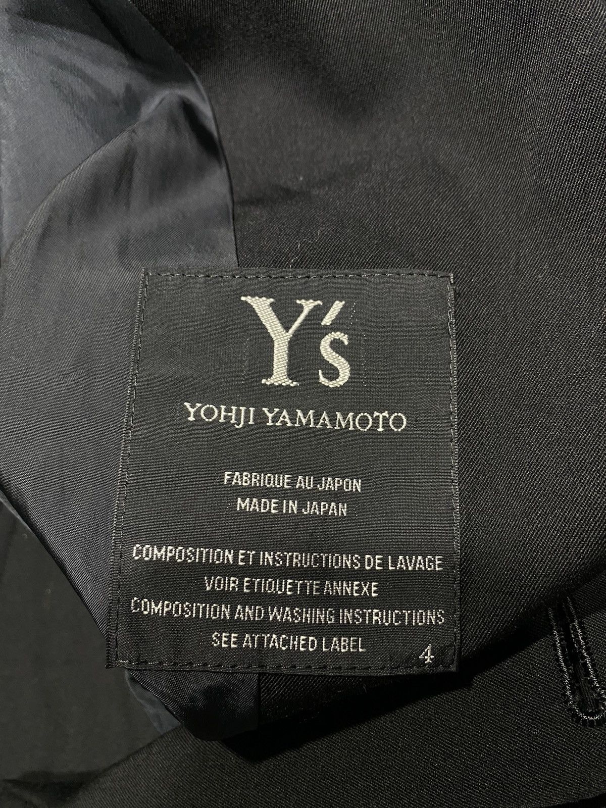 Yohji Yamamoto Y’s FW04 Double Breasted Jacket Size S / US 4 / IT 40 - 9 Thumbnail