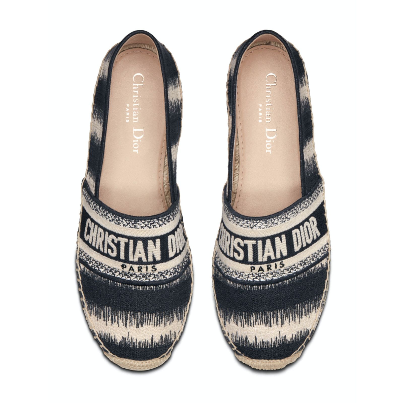 Dior Dior Granville D Stripes Cotton Blue White Logo Size US 7 / IT 37 - 6 Thumbnail