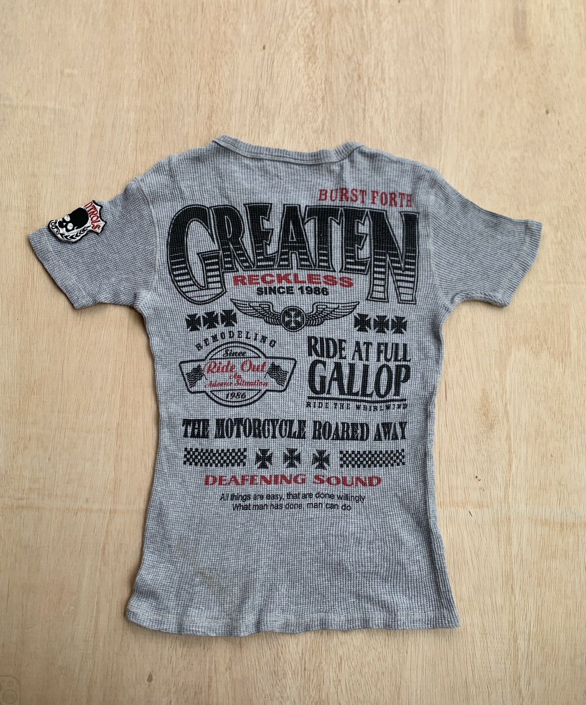 Hysteric Glamour × Japanese Brand Greaten Motorcycle Roared away Tshirt Size US M / EU 48-50 / 2 - 1 Thumbnail