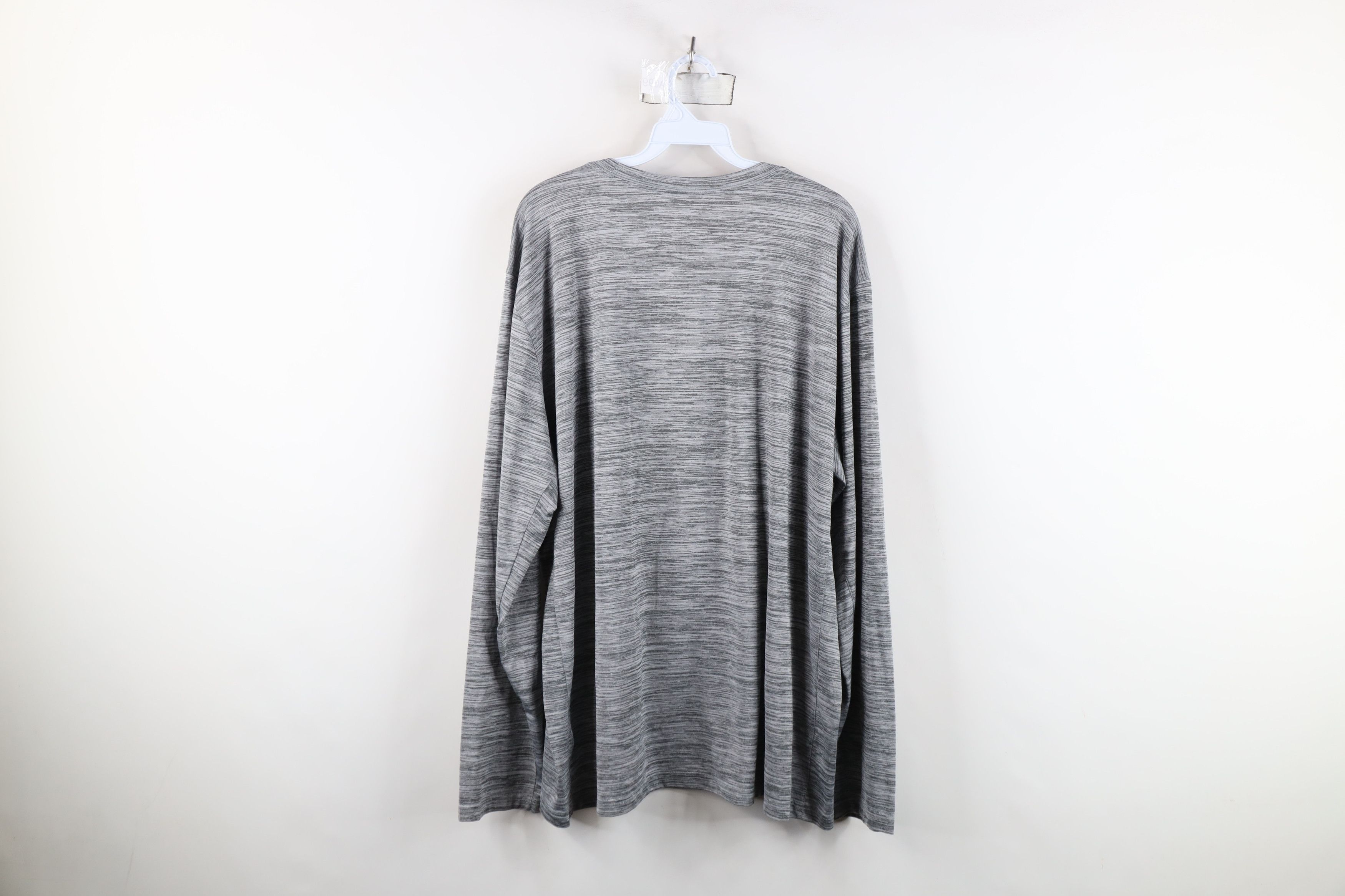 Nike Nike University of Michigan Block M Long Sleeve T-Shirt Gray Size US XXL / EU 58 / 5 - 12 Thumbnail