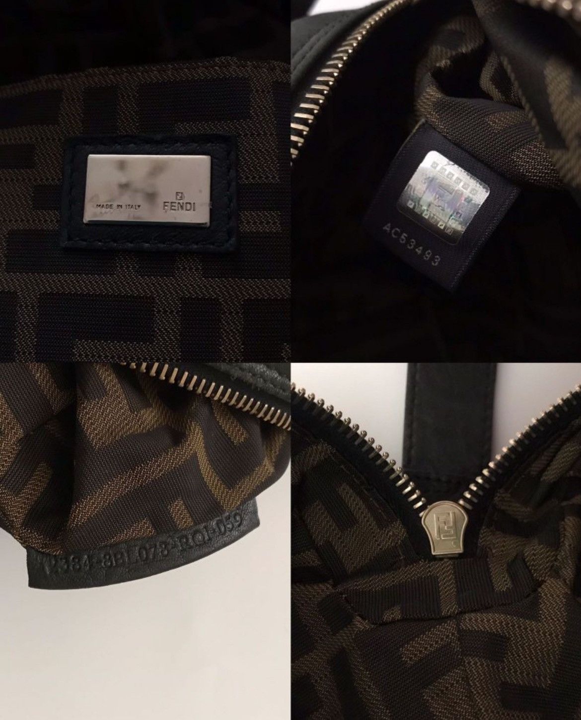 Designer × Fendi fendi spy black handbag 2005 grunge Size ONE SIZE - 3 Thumbnail