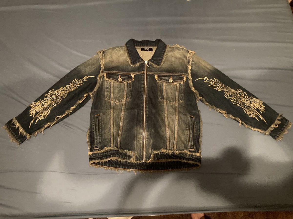 Revenge Revenge Tribal Denim Jacket Size US M / EU 48-50 / 2 - 1 Thumbnail
