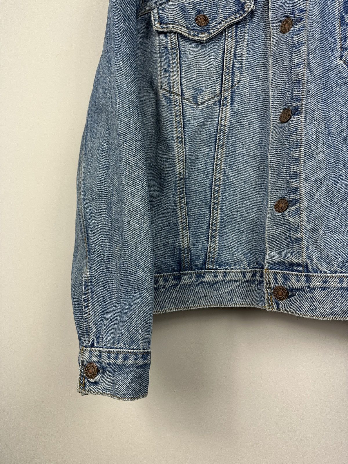 Levi's × Vintage Vintage 90’s Levi's Washed Blue Denim Trucker Jacket Size US M / EU 48-50 / 2 - 5 Thumbnail