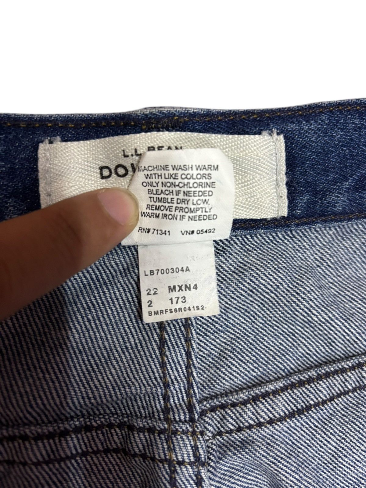 JNCO × L.L. Bean × Vintage Vtg 90s L.L. Bean Baggy Jeans Size US 36 / EU 52 - 12 Thumbnail