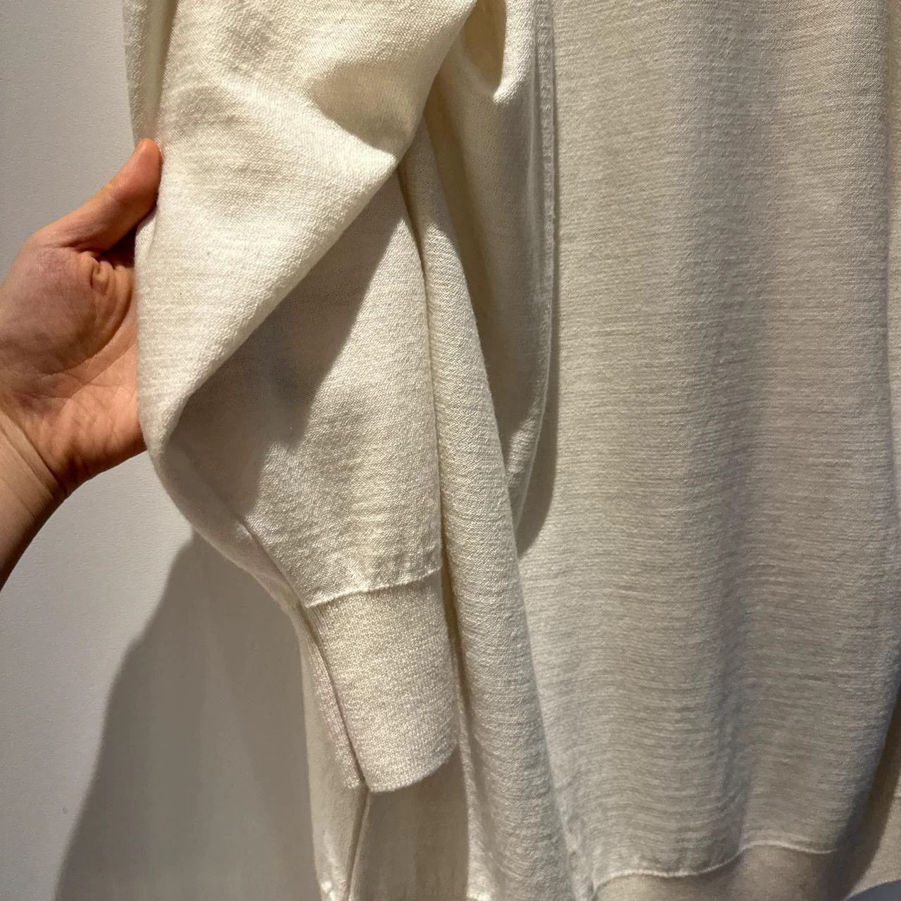 Lemaire Lemaire Off-White 100% Merino Wool Knit Top 165/50 Size S / US 4 / IT 40 - 6 Thumbnail