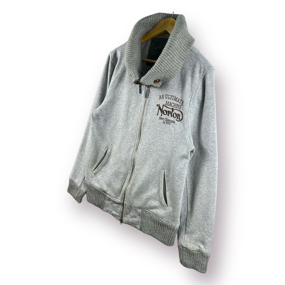 Norton × Vintage 🔥 NORTON RETRO MOTORBIKE JACKET Size US M / EU 48-50 / 2 - 3 Thumbnail
