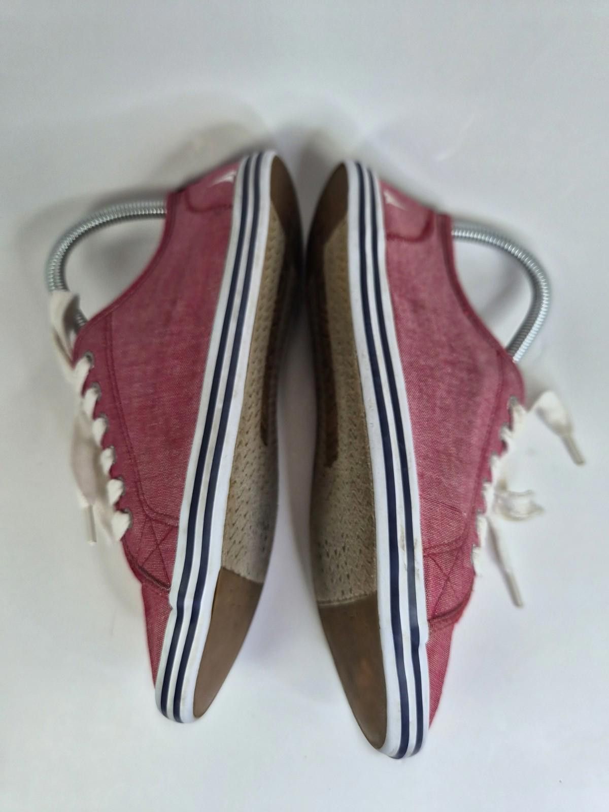 Nautica Nautica Shoes Womens 7 Casual Low Top Sneakers Pink Fabric Size US 7 / IT 37 - 3 Thumbnail