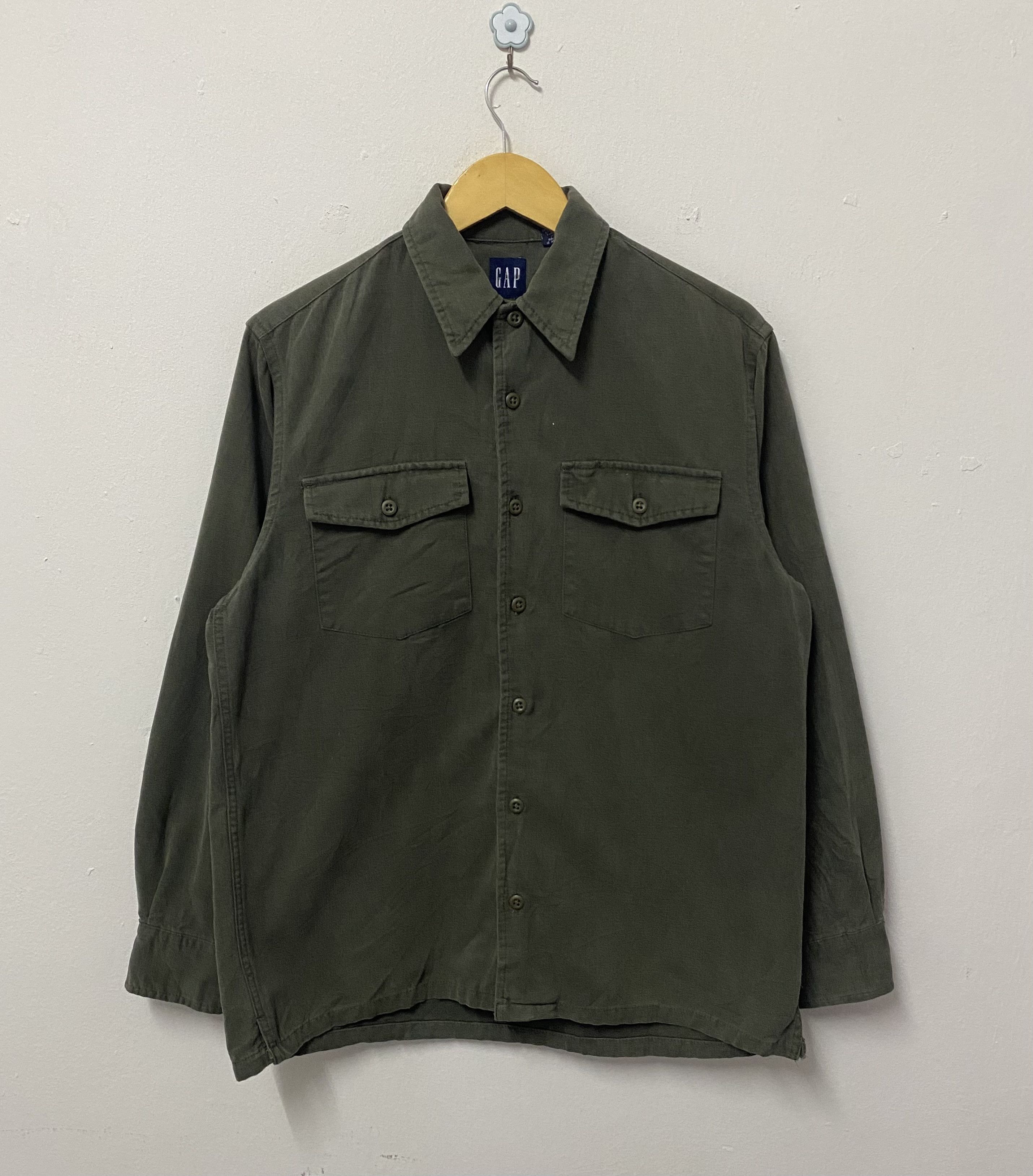 Gap Vintage Gap Workwear Button Ups Shirts Size US XS / EU 42 / 0 - 1 Thumbnail