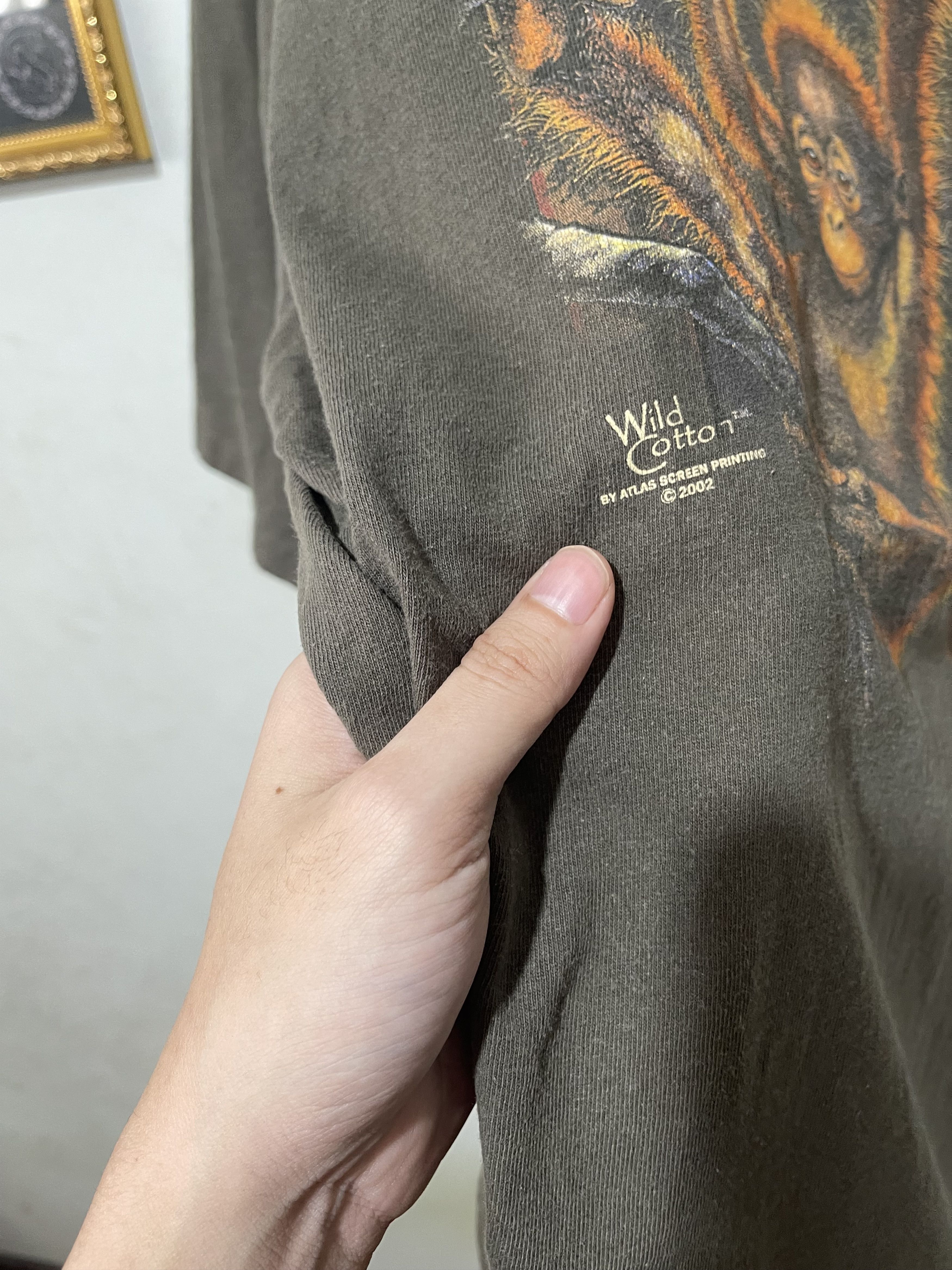 Vintage Vintage 90s Orangutan Shirt Size US XXL / EU 58 / 5 - 3 Thumbnail