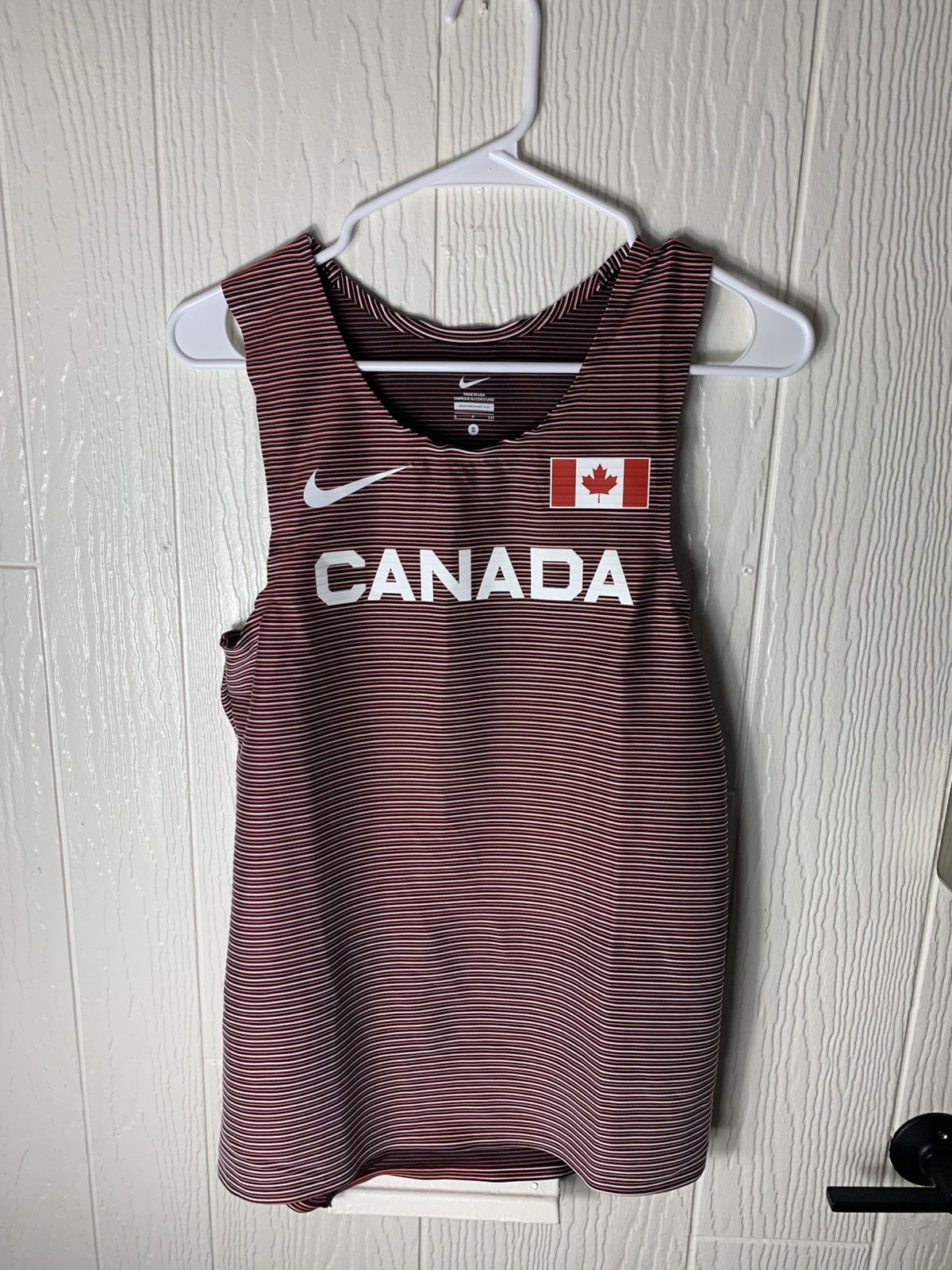 Nike Nike Pro Elite Team Canada Track Singlet CI7390-010 Men’s S Size US S / EU 44-46 / 1 - 1 Thumbnail