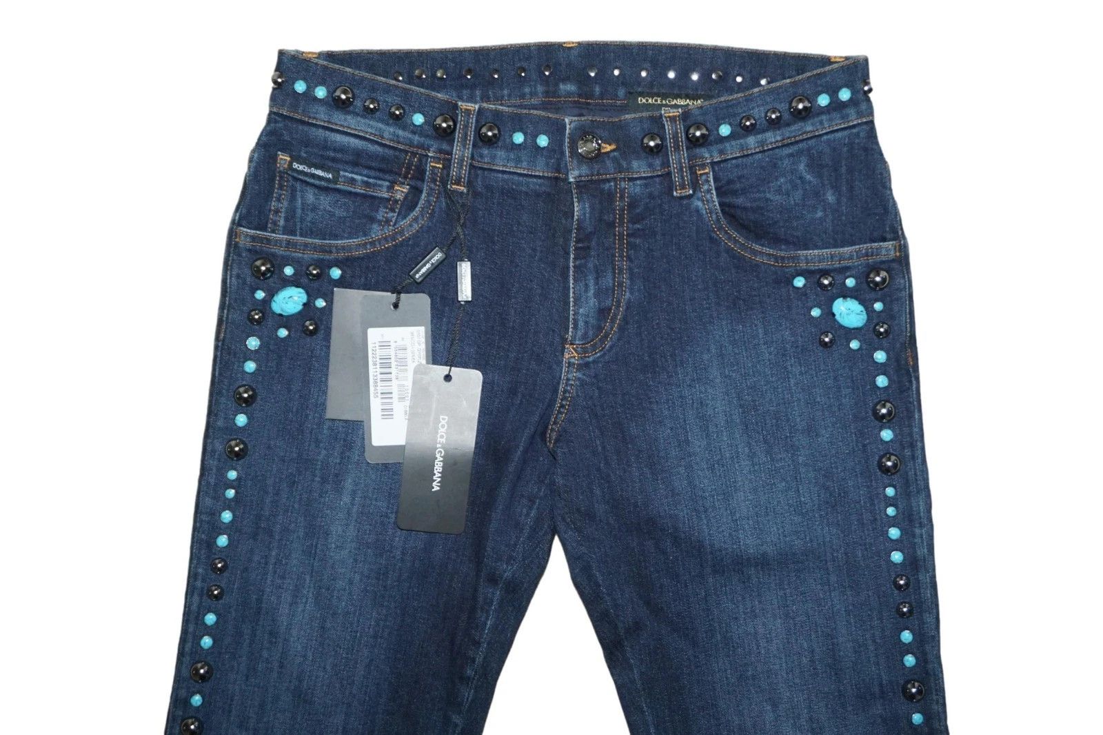 Dolce & Gabbana DOLCE & GABBANA SKINNY JEANS GY07LZ SIZE 46 Size US 30 / EU 46 - 1 Thumbnail