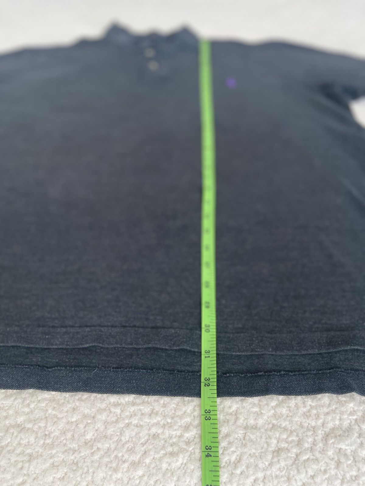 Designer × Polo Ralph Lauren POLO RALPH LAUREN Classic Fit Mesh Polo Black Marl XXL Tall Size US XXL / EU 58 / 5 - 8 Thumbnail