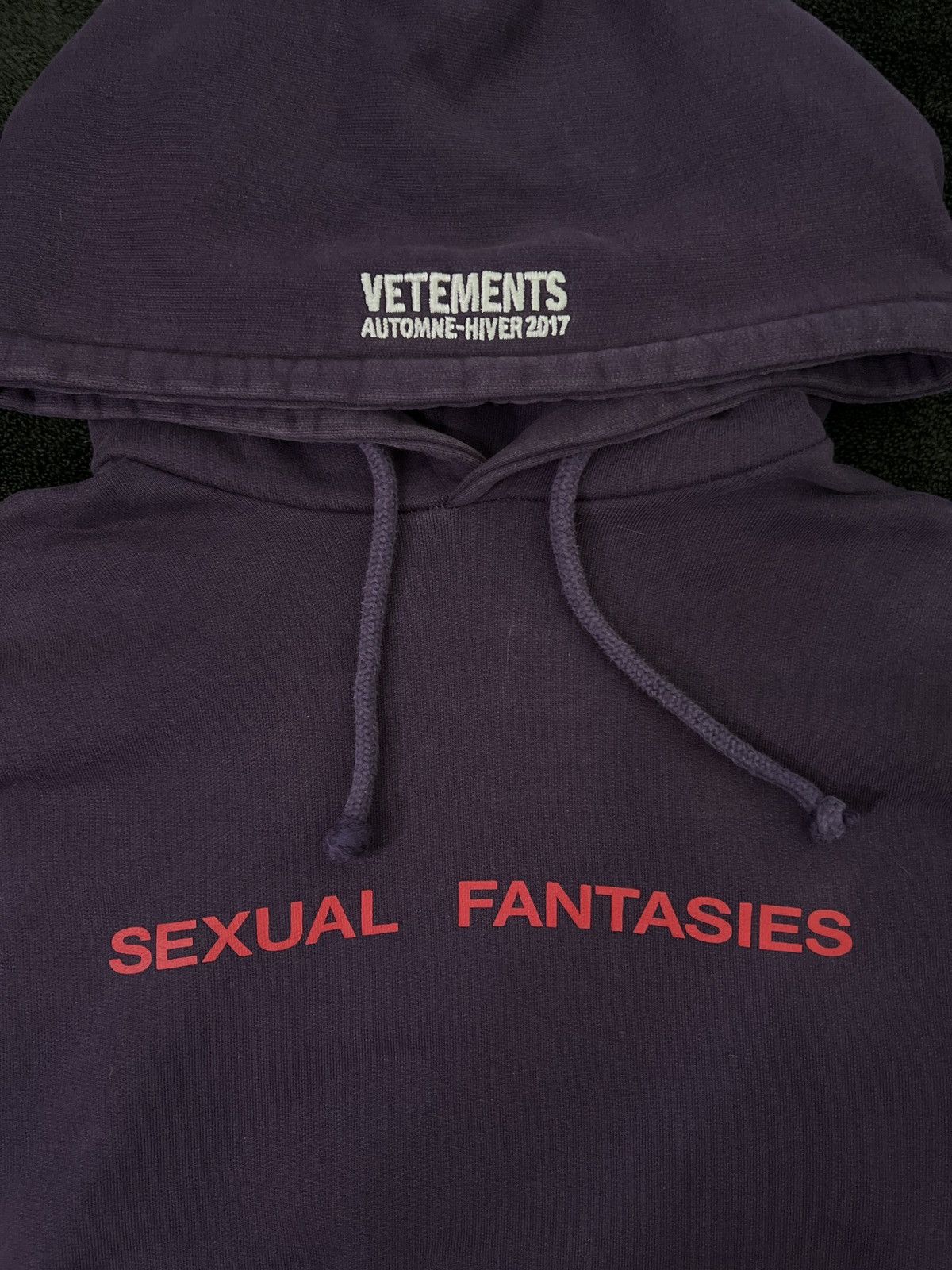 Vetements AW16 - Sexual Fantasies Hoodie Size US S / EU 44-46 / 1 - 3 Thumbnail