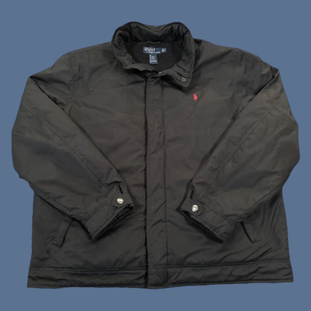 Polo Ralph Lauren Vintage Polo Ralph Lauren Jacket Mens XL Black Hooded Fleece Lined Winter Coat Size US XL / EU 56 / 4 - 1 Thumbnail