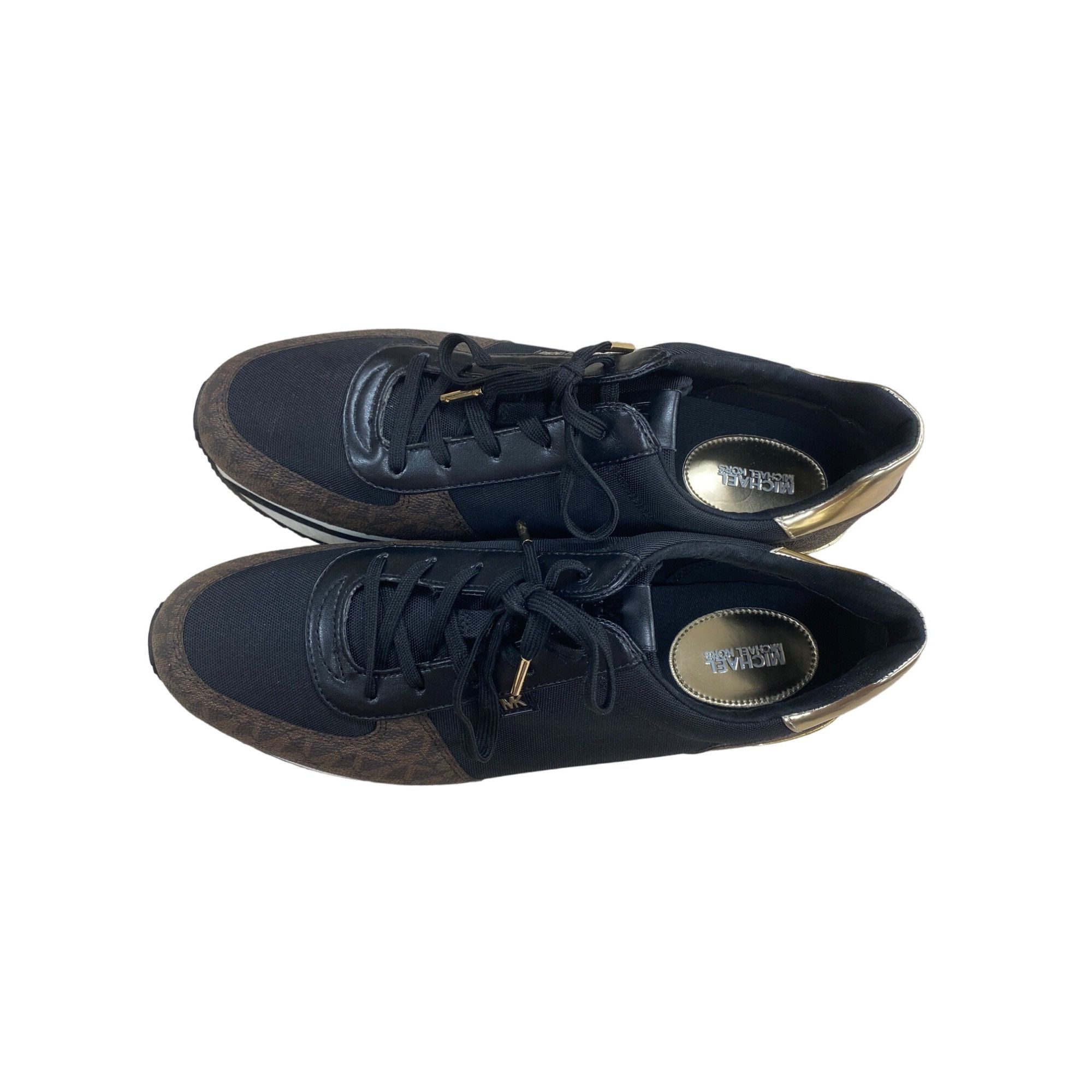 Michael Kors Michael Kors women designer sneakers brown black 10M SKU 129 Size US 10 / IT 40 - 3 Thumbnail