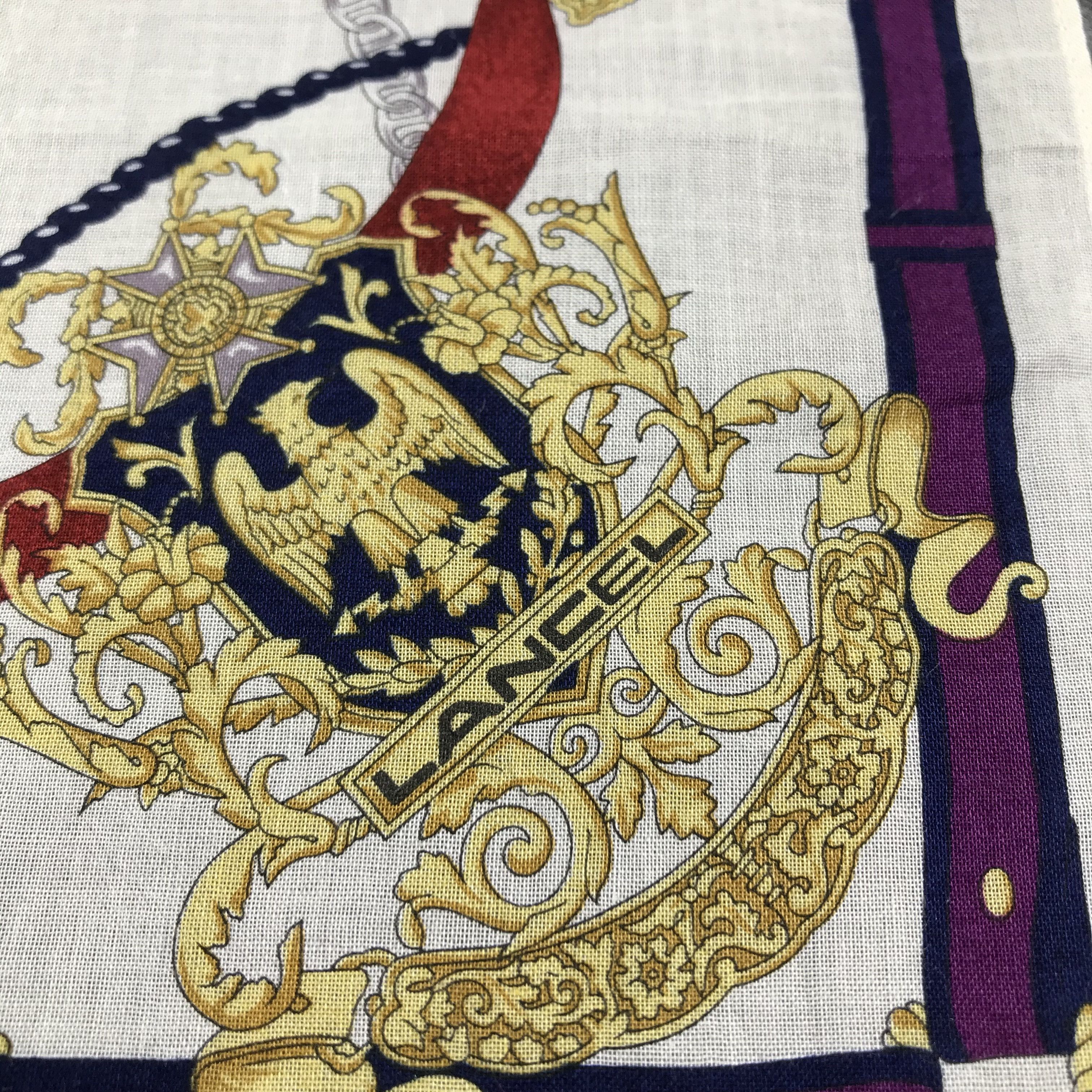 Lancel Lancel Luxury Handkerchief Neckerchief Bandana SCT075 Size ONE SIZE - 4 Thumbnail