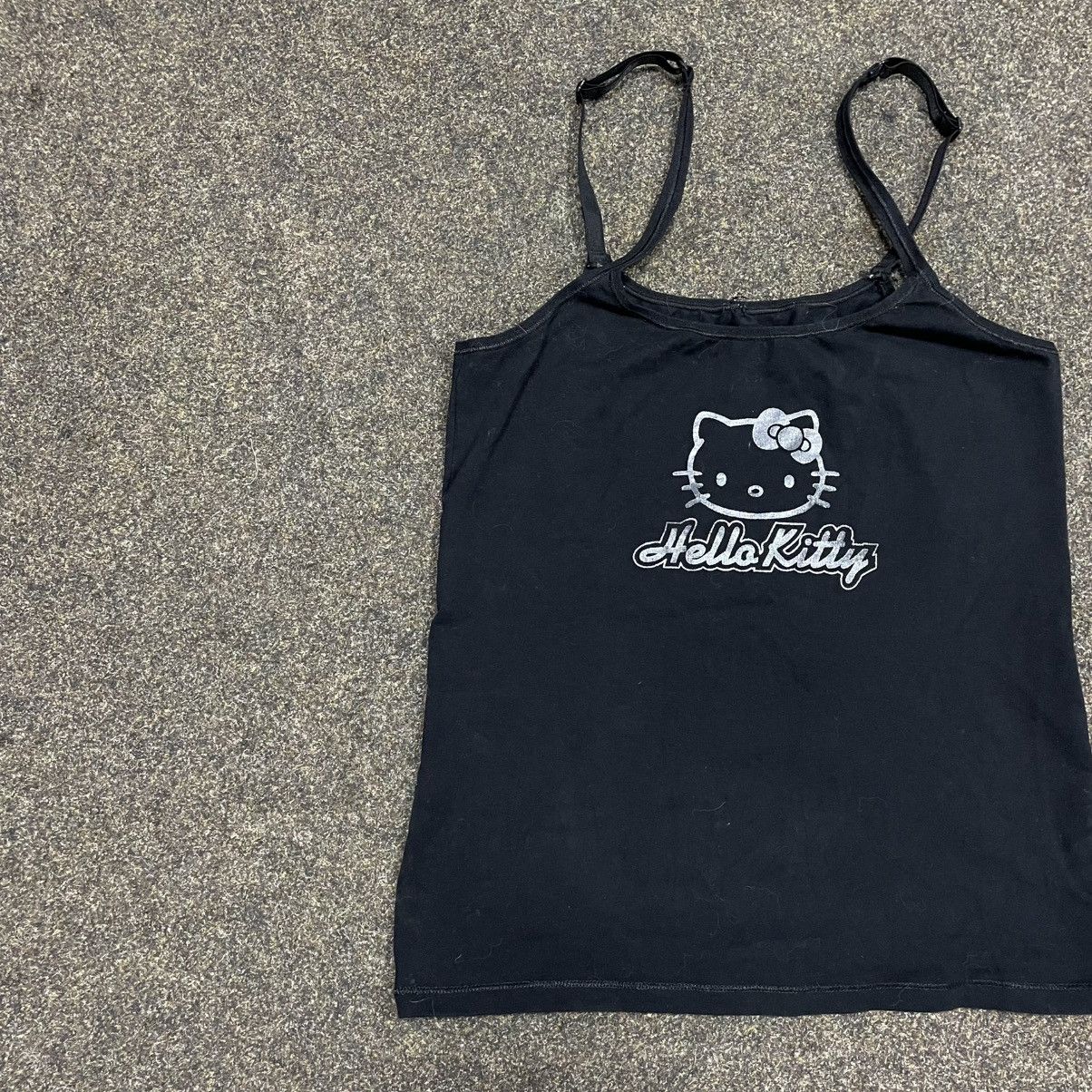 Vintage Vintage Y2K top 90s HELLO KITTY crop ABSTRACT M Size M / US 6-8 / IT 42-44 - 2 Thumbnail