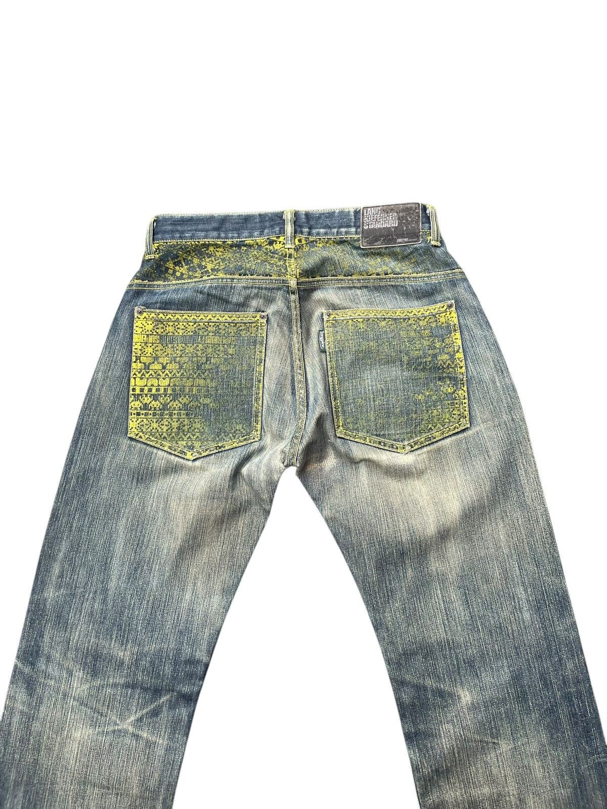 Japanese Brand Lane Kieferner Selvedge Distresed Denim Size US 32 / EU 48 - 13 Thumbnail