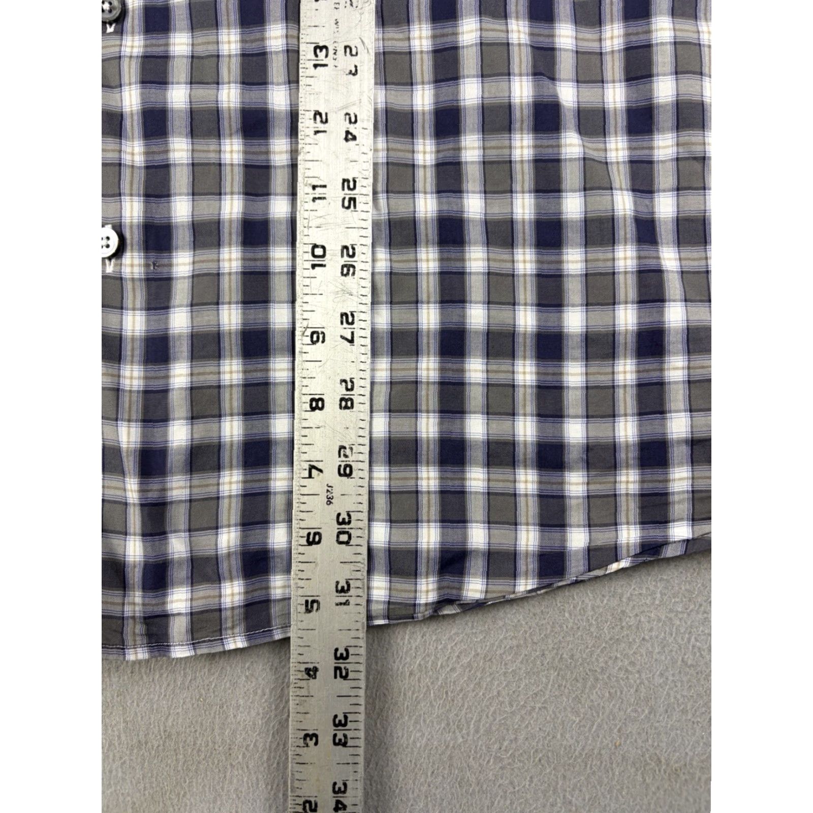 Ermenegildo Zegna Ermenegildo Zegna Shirt Mens XL Button-Up Casual Long Sleeve Cotton Plaid Multicolor Button-Down Collared Classic Designer Preppy Sports Resort Size US XL / EU 56 / 4 - 8 Thumbnail