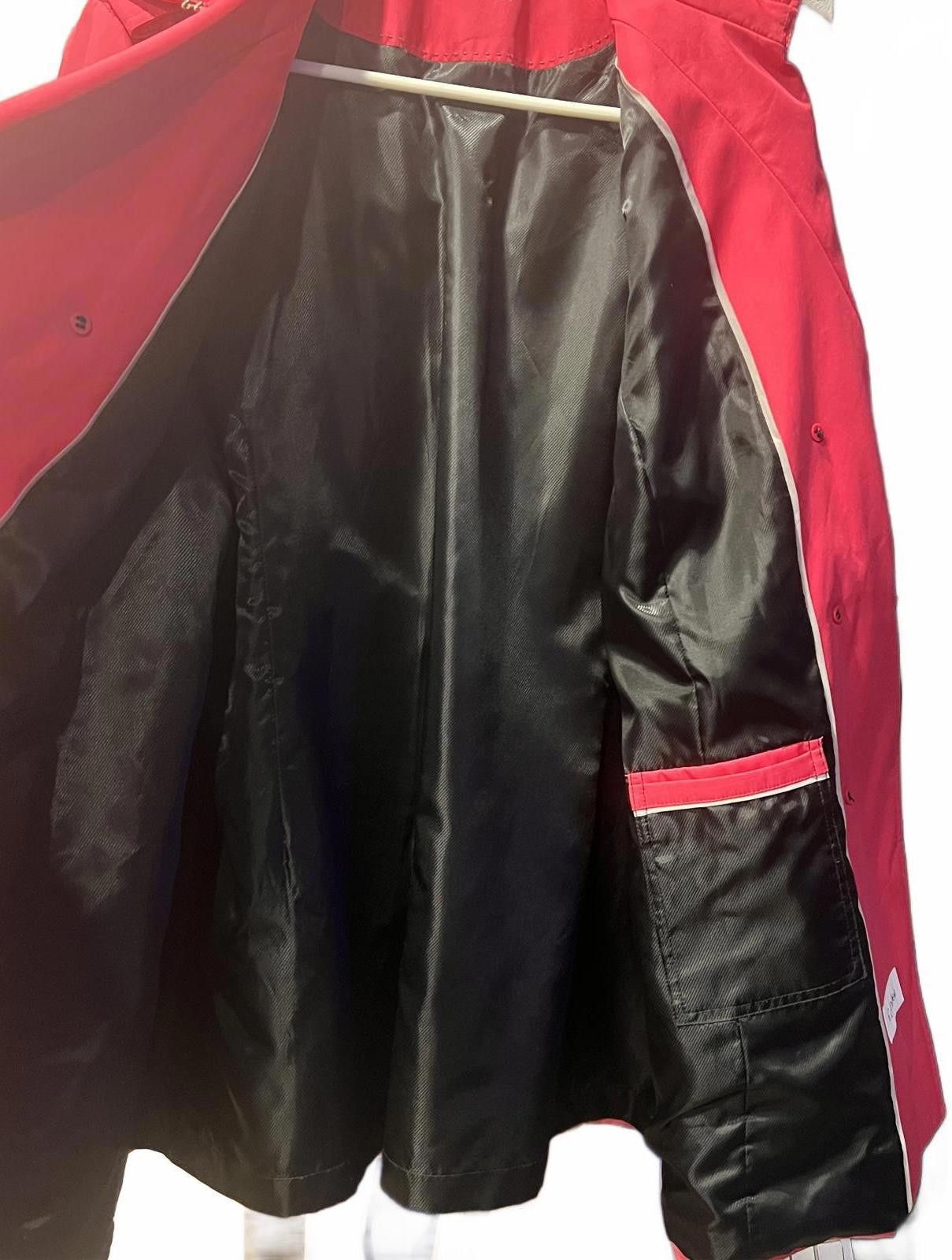Calvin Klein Calvin Klein Women's Red Trench Coat with Belt Size XL / US 12-14 / IT 48-50 - 6 Thumbnail