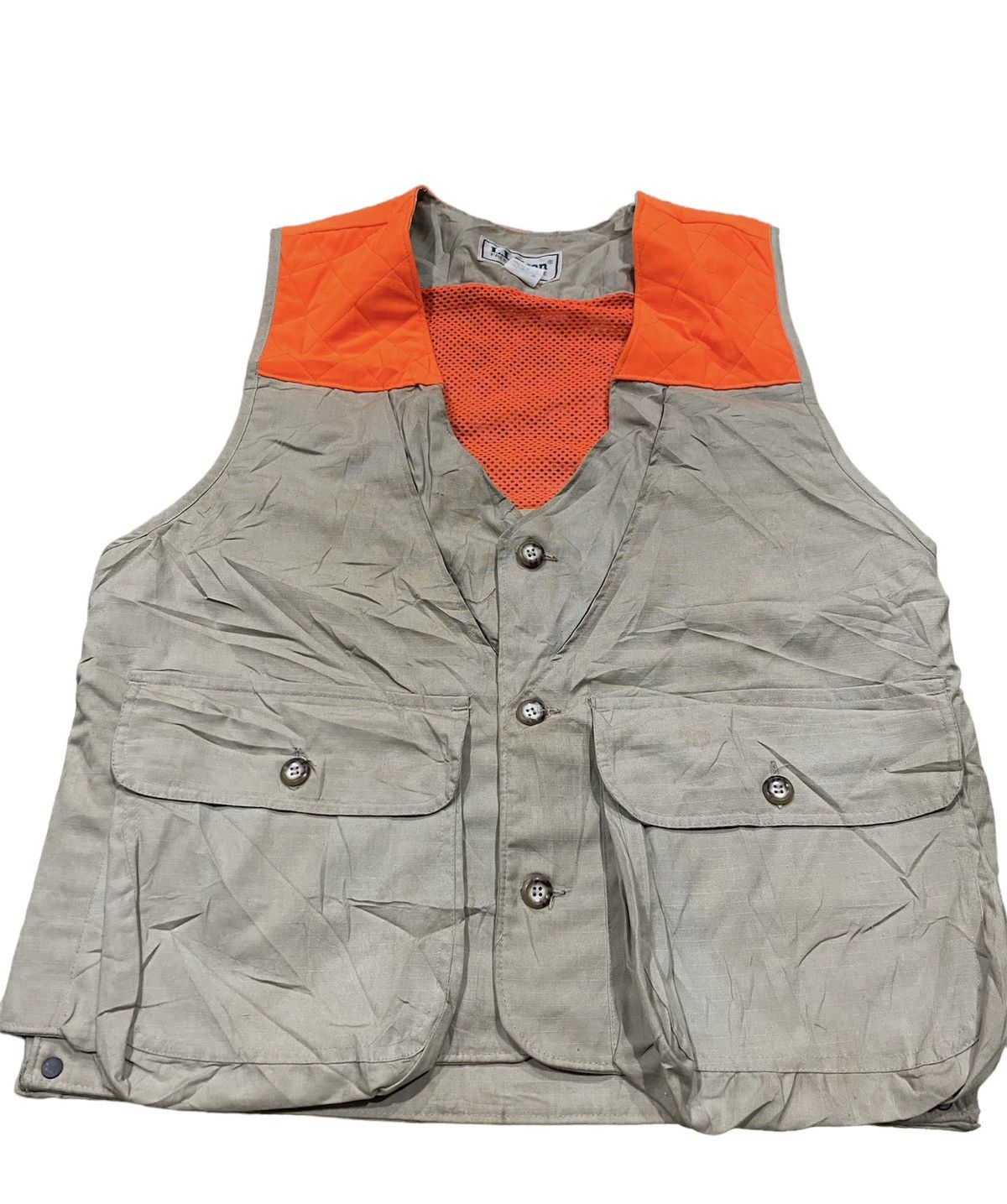 L.L. Bean × Vintage RARE VINTAGE LL BEAN FREEPORT MAINE FISHING POCKET VEST Size US L / EU 52-54 / 3 - 2 Thumbnail