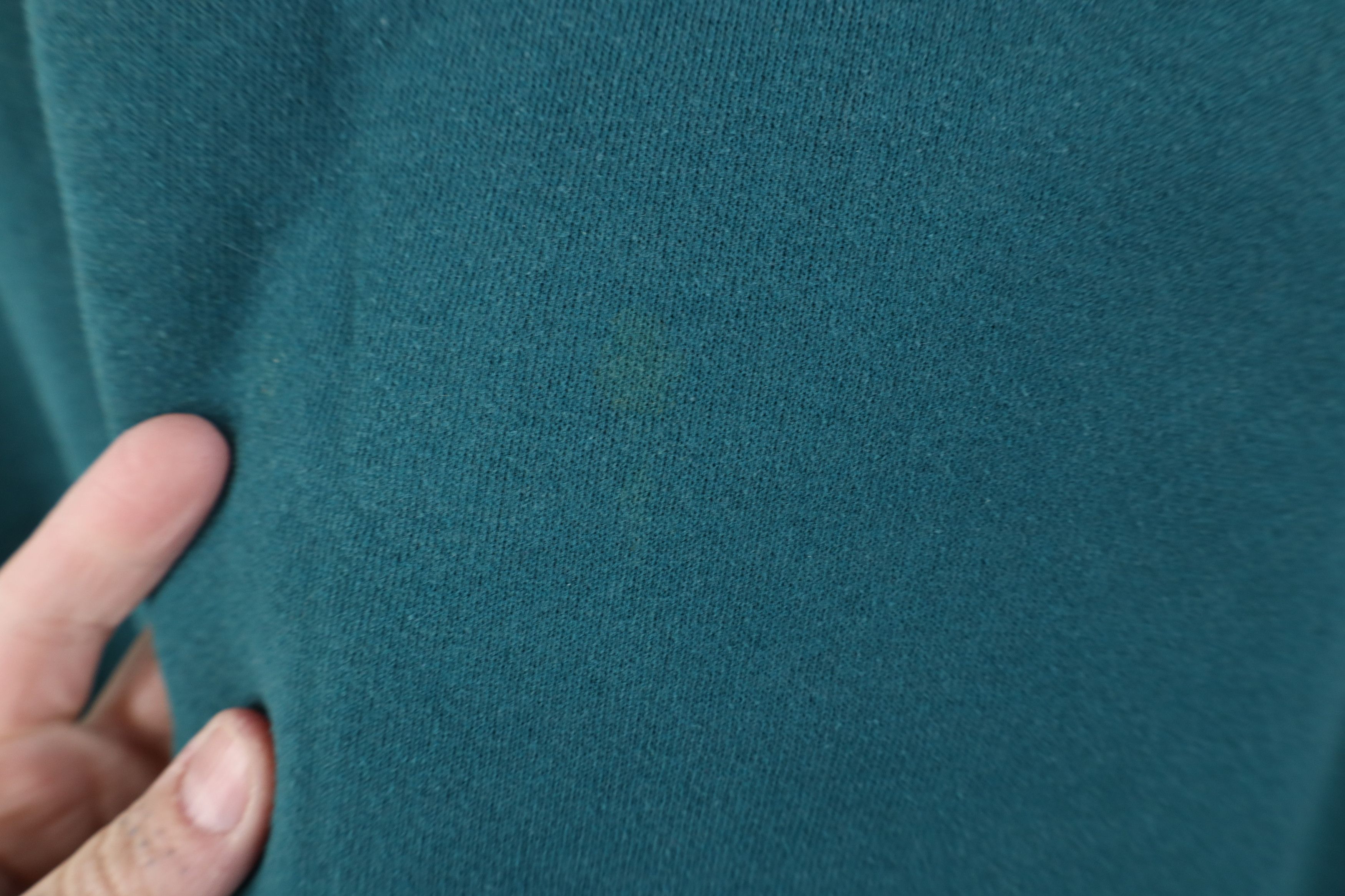 Vintage Vintage 90s Bike Blank Heavy Crewneck Sweatshirt Teal USA Size US XL / EU 56 / 4 - 4 Thumbnail