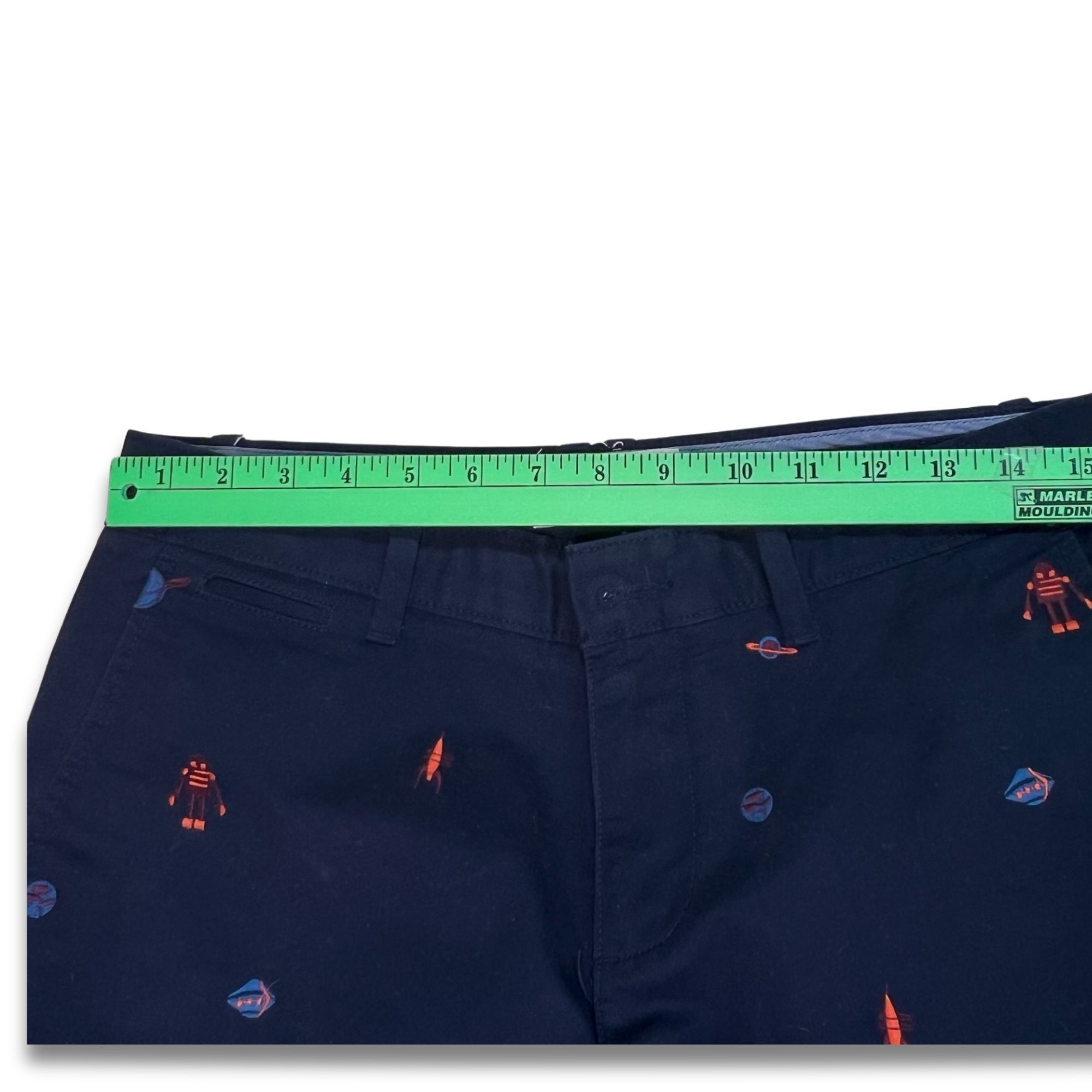 Other Penguin By Munsingwear Navy Blue Embroidered Space Pants Siz Size 30" / US 8 / IT 44 - 11 Thumbnail