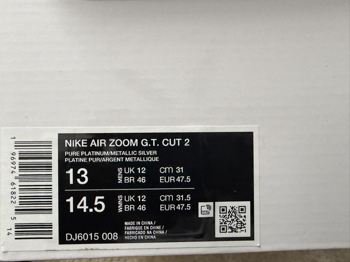 Nike Nike Air Zoom G.T. Cut 2 Christmas Size US 13 / EU 46 - 6 Thumbnail
