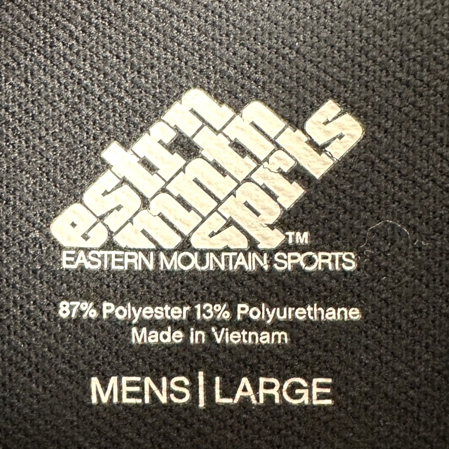 Eastern Mountain Sports EMS Athletic Sweatshirt Pullover L Black Quarter Zip Mens Large Outdoor Breathable Knits Mock Neck Zip Pattern Solid Size US L / EU 52-54 / 3 - 4 Thumbnail