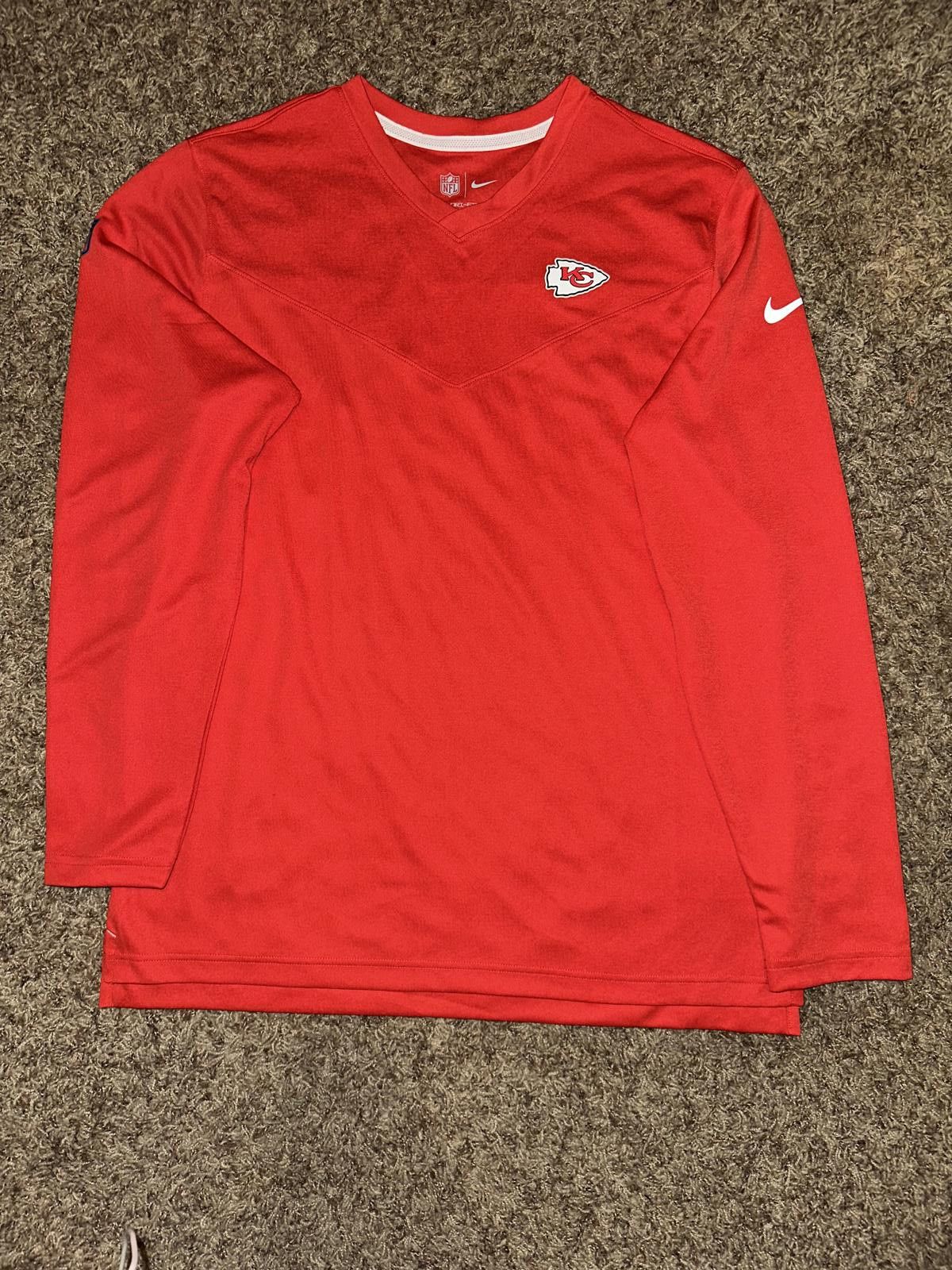 Nike Nike Men’s NFL Kansas City Chiefs Sideline Player UV Performance Shirt Size US L / EU 52-54 / 3 - 1 Thumbnail