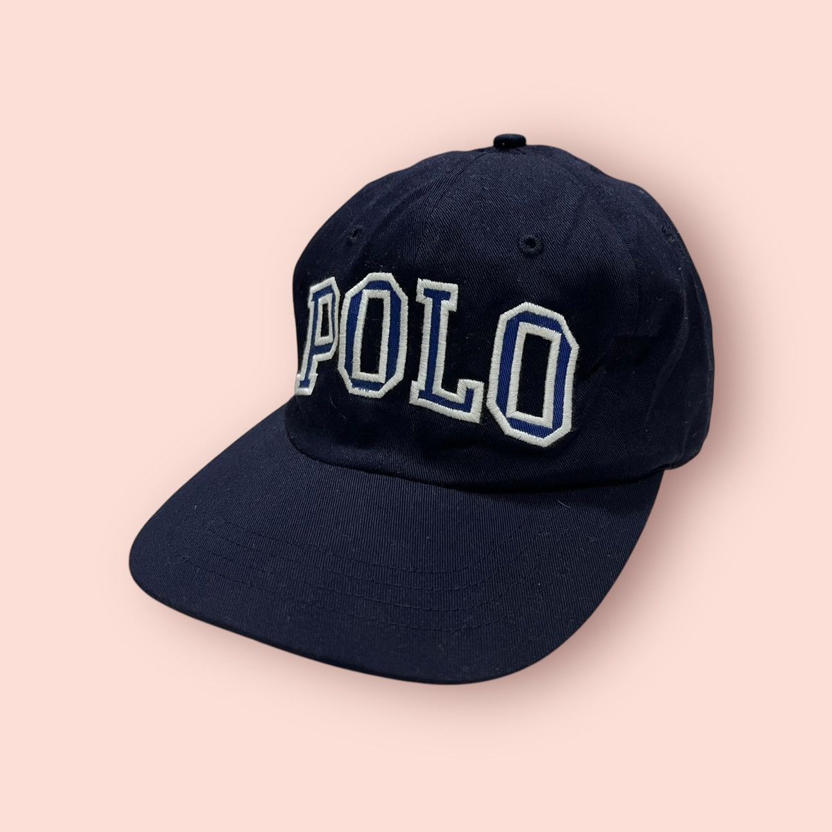 VINTAGE POLO SPORT BIG SPELL OUT FITTED CAP