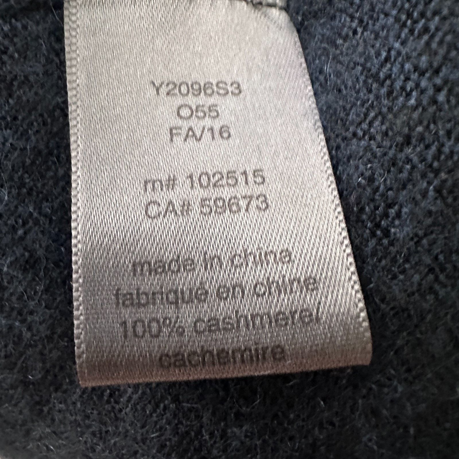 John Varvatos John Varvatos Sweater Men’s XL Dark Blue 100% Cashmere Size US XL / EU 56 / 4 - 7 Thumbnail