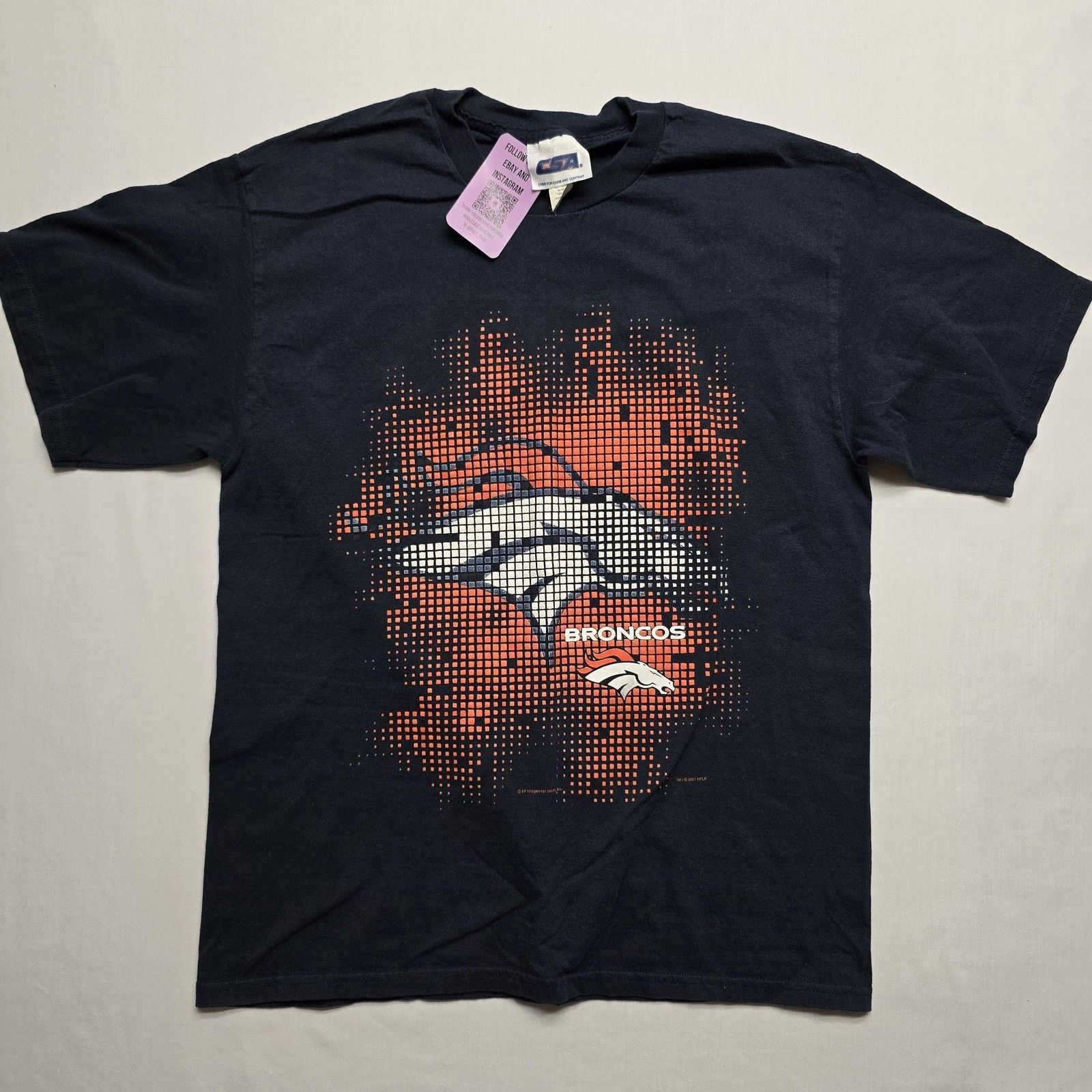 CSA Vintage Denver Broncos L Blue NFL Football Tee Y2K 2000s Size US L / EU 52-54 / 3 - 1 Thumbnail