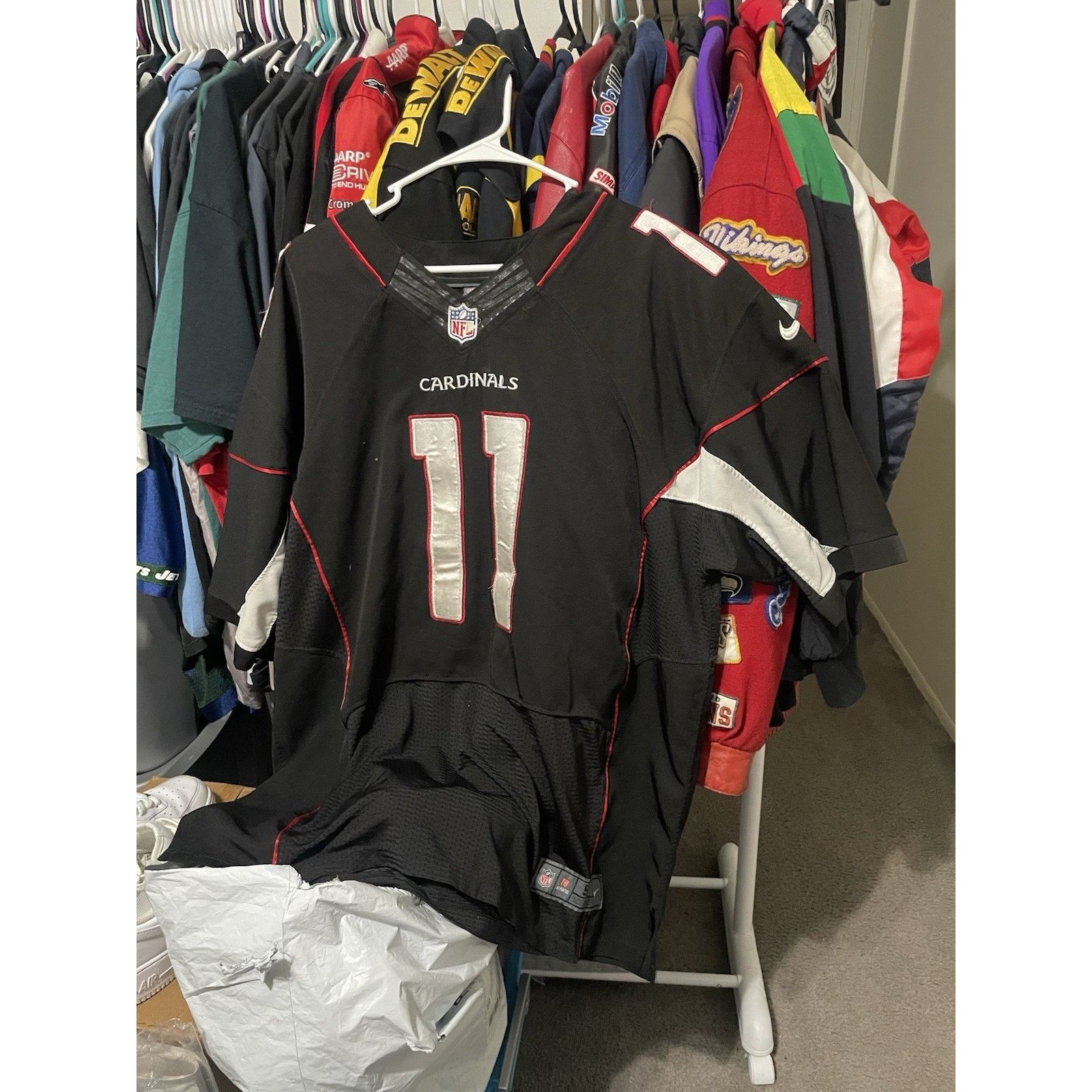 Nike Size XL /52- Nike Arizona Cardinals Larry Fitzgerald Jersey Size US XL / EU 56 / 4 - 1 Thumbnail