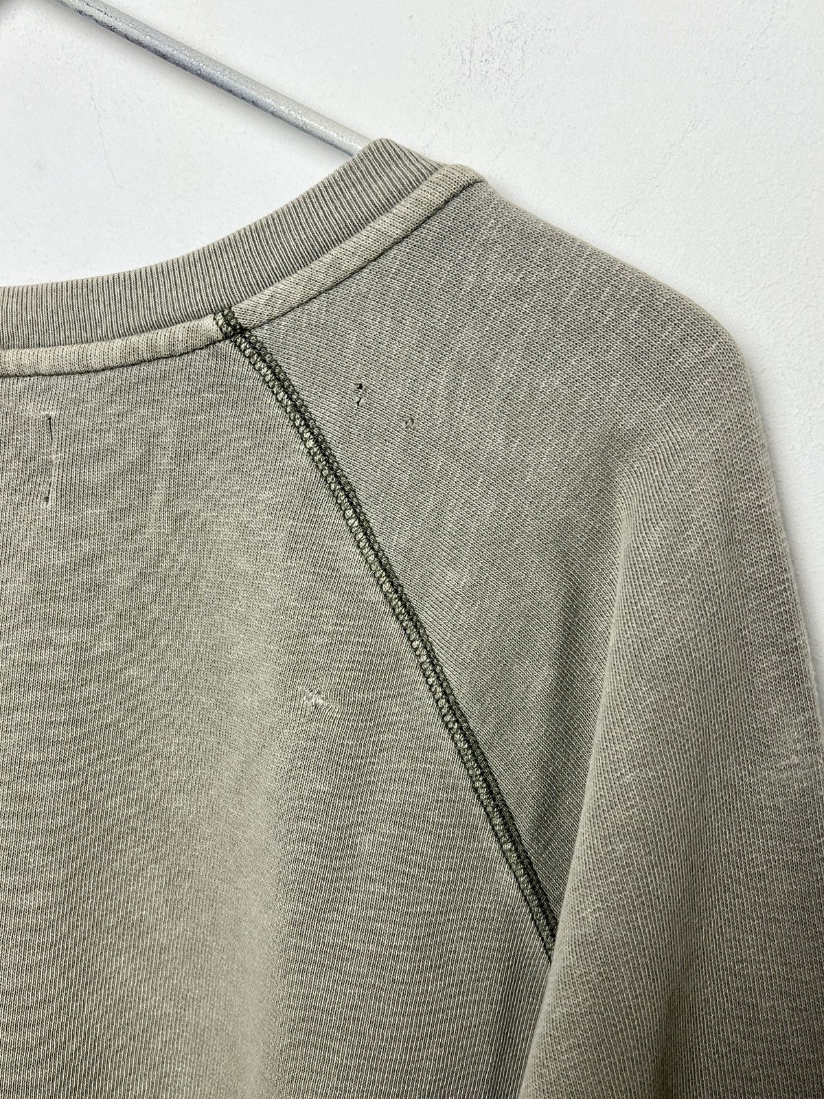 Acne Studios acne y2k washed green crewneck sweatshirt Size US M / EU 48-50 / 2 - 9 Thumbnail
