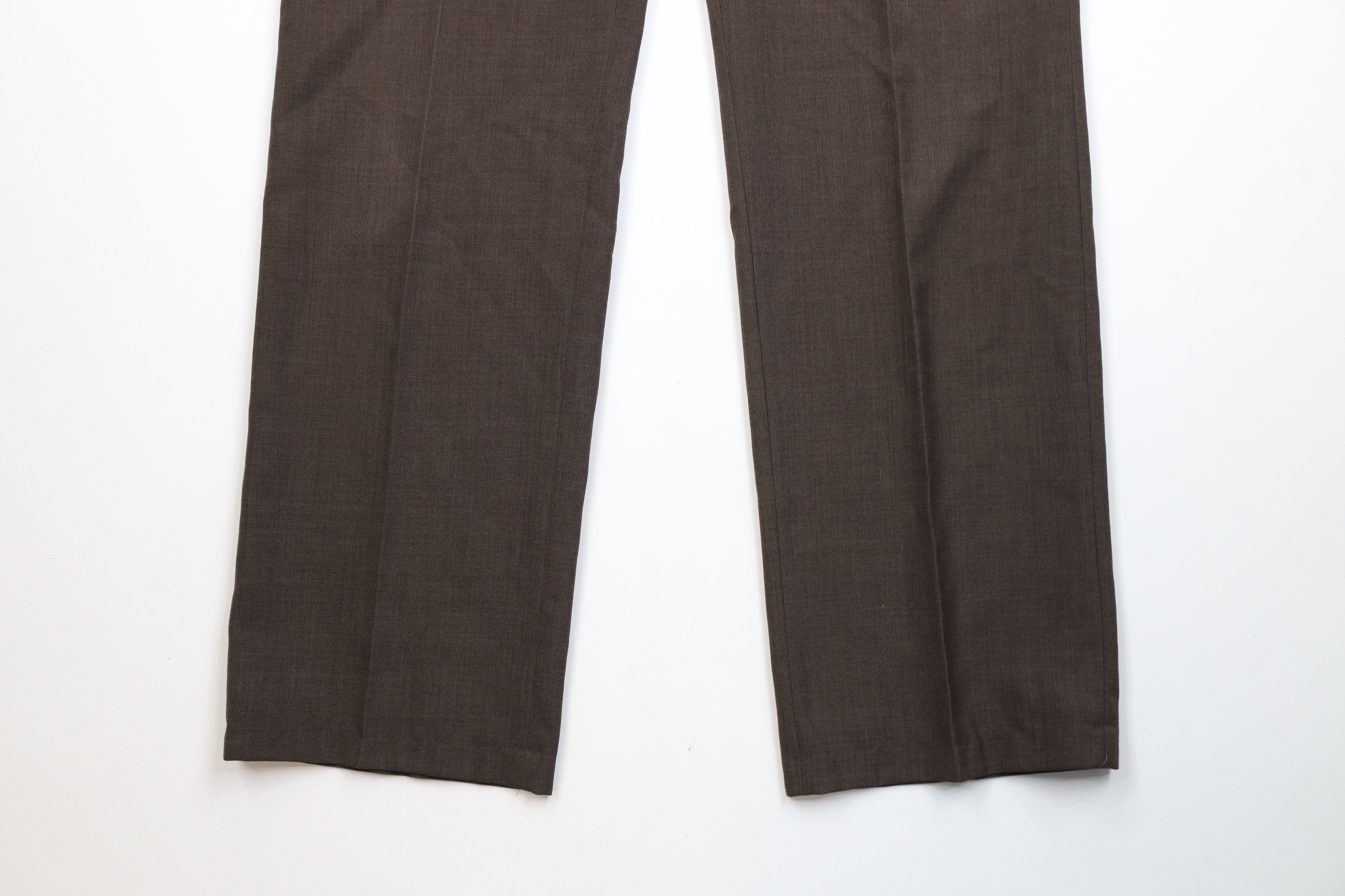 Vintage Vintage 70s Streetwear Wool Blend Wide Leg Chino Pants USA Size US 38 / EU 54 - 4 Thumbnail
