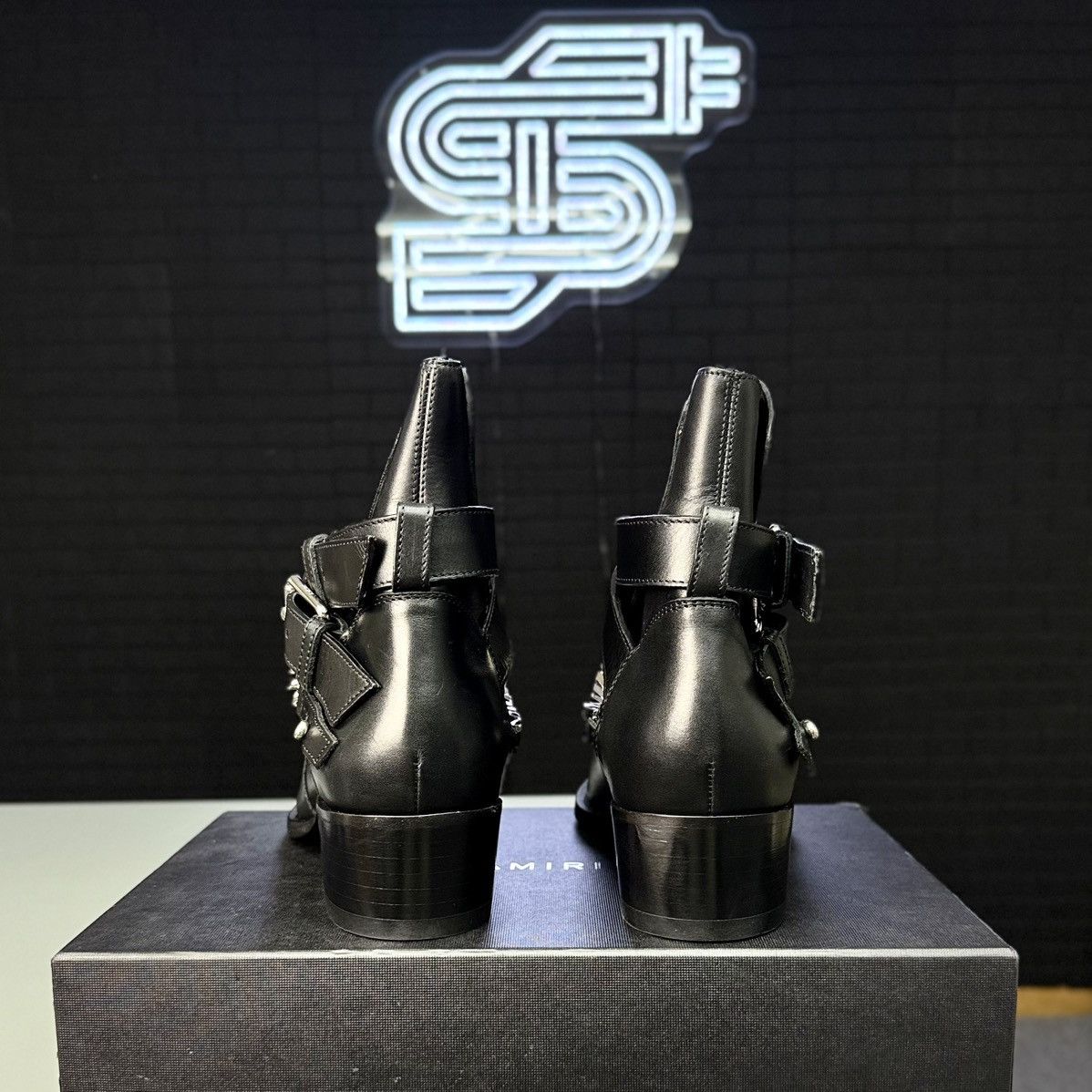Amiri Amiri Chain Bandana Black Boot Size US 8.5 / EU 41-42 - 4 Thumbnail
