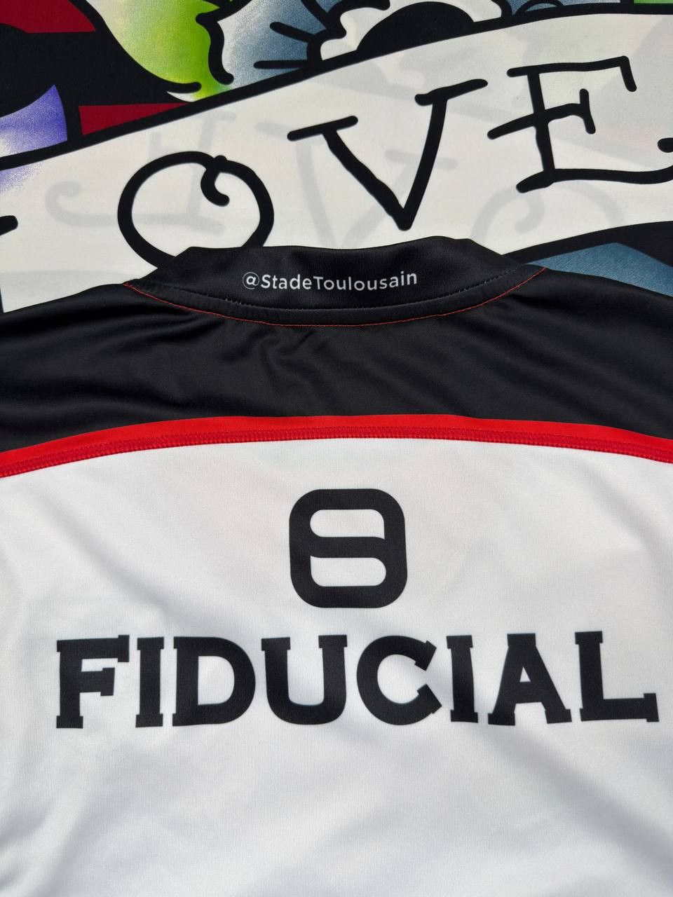 Other BLK Maillot rugby Stade Touluosain Toulouse home Jersey Size US M / EU 48-50 / 2 - 10 Thumbnail