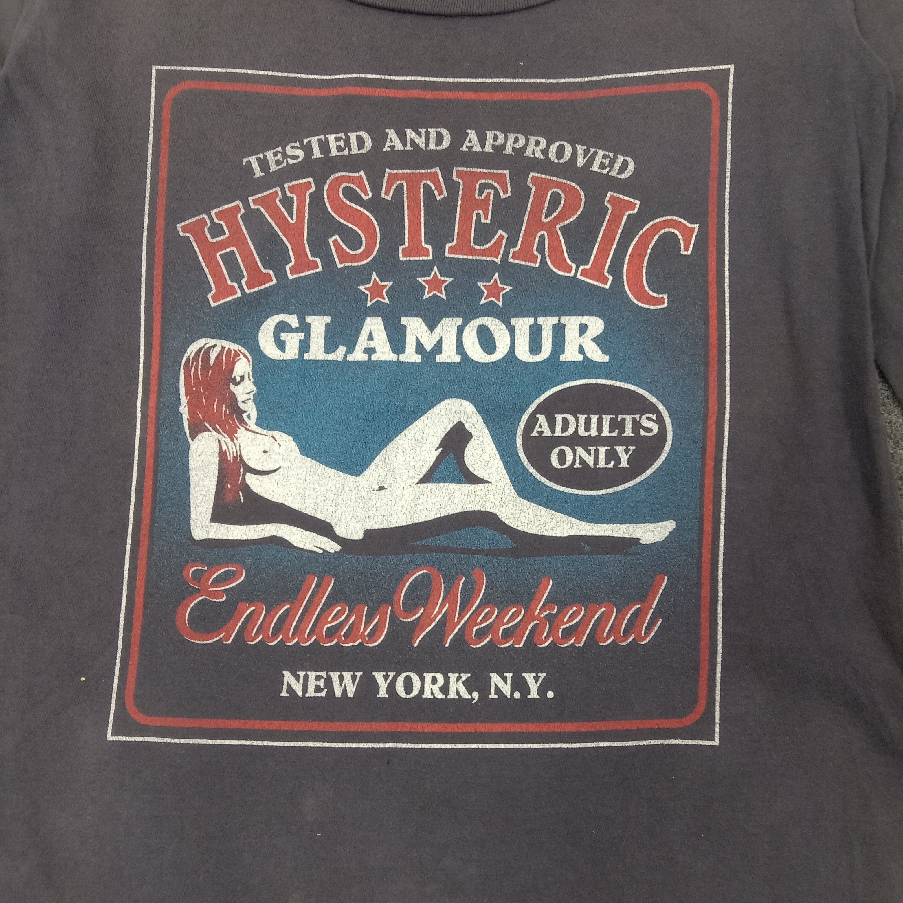 Hysteric Glamour Hysteric Glamour Japanese Brand Naked Tshirt C223N23 Size S / US 4 / IT 40 - 2 Thumbnail