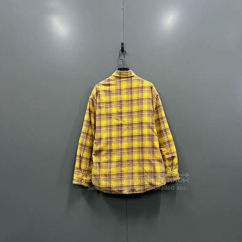 Balenciaga Balenciaga Plaid Lapel Long Sleeve Shirt Size US M / EU 48-50 / 2 - 1 Thumbnail
