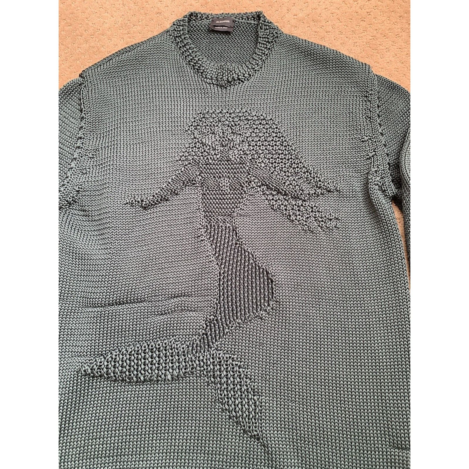 Jil Sander Jil Sander Mermaid Crewneck Sweater Green 54 Size US L / EU 52-54 / 3 - 2 Thumbnail