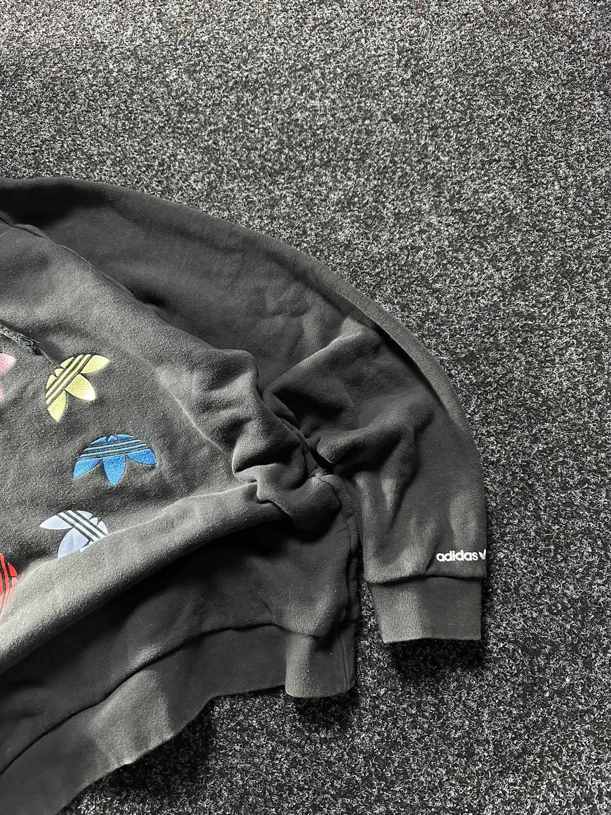 Adidas × Vintage ❗️Vintage 90s Adidas Y2K BOXY LOGO Hoodie Y2K sk8 multilogo Size US S / EU 44-46 / 1 - 3 Thumbnail